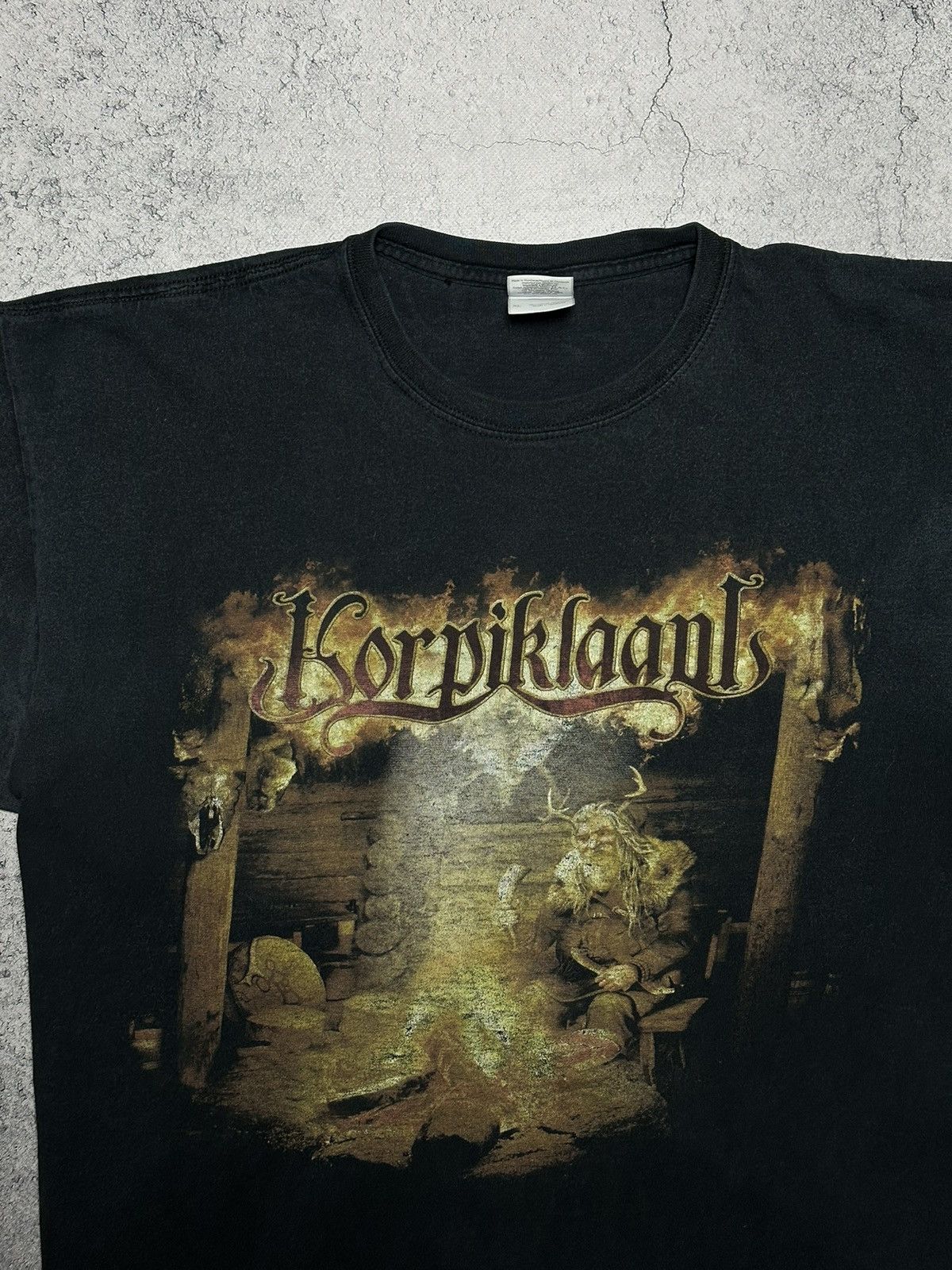 Band Tees Vintage Korpiklaadi Karkelo 2009 Finnish Metal Band Tee Size US XL / EU 56 / 4 - 4 Thumbnail