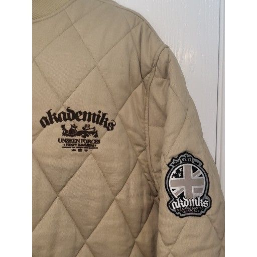 Akademiks Vintage Akademiks Unseen Forces Quilted Jacket Men Sz XXL Br Size US XXL / EU 58 / 5 - 3 Thumbnail