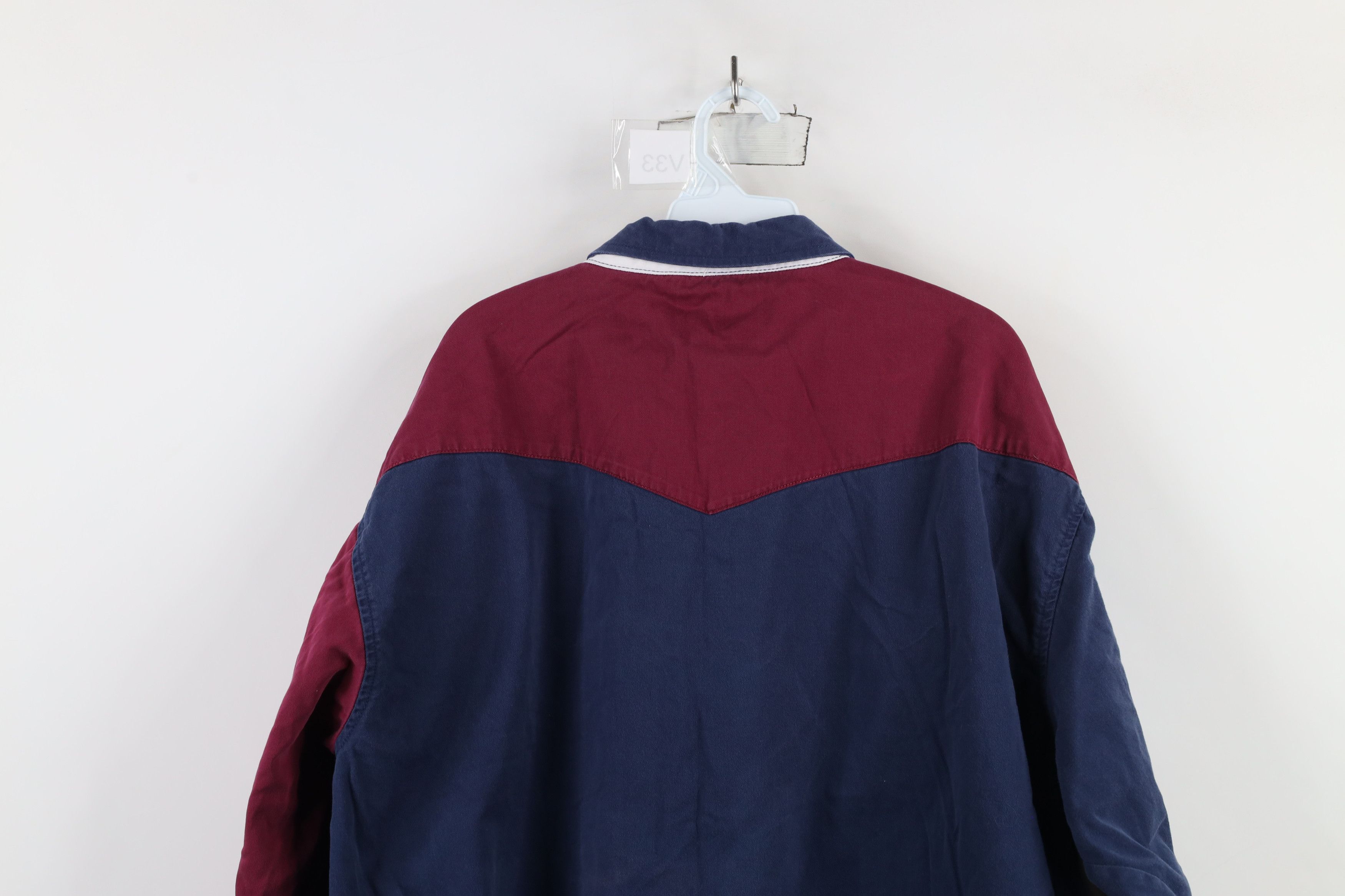 Vintage Vintage 90s Streetwear Block Western Cowboy Button Shirt Size US XXL / EU 58 / 5 - 11 Thumbnail