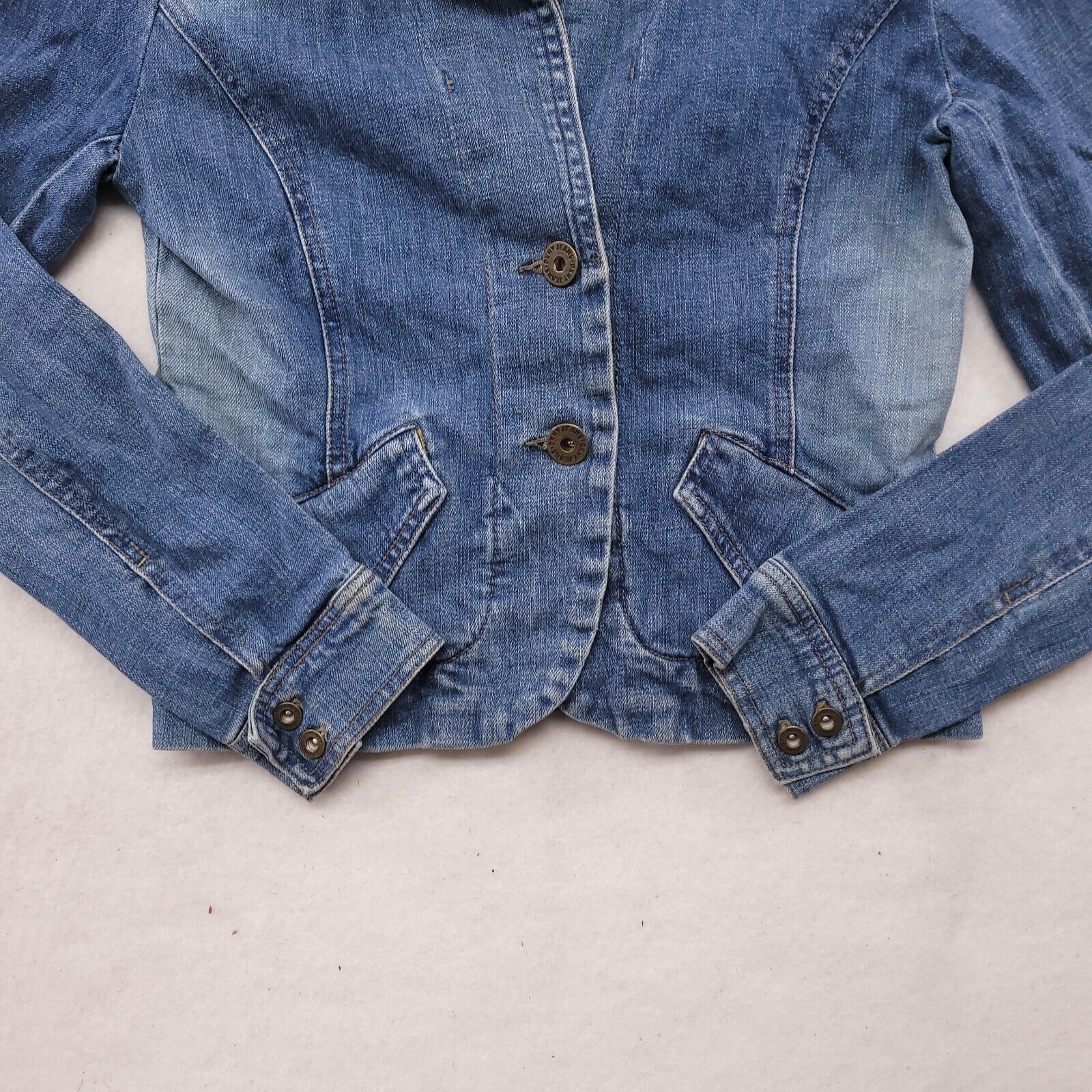 DKNY DKNY Jeans Denim Long Sleeve Jacket Womens Size Small S Blue Size S / US 4 / IT 40 - 5 Thumbnail