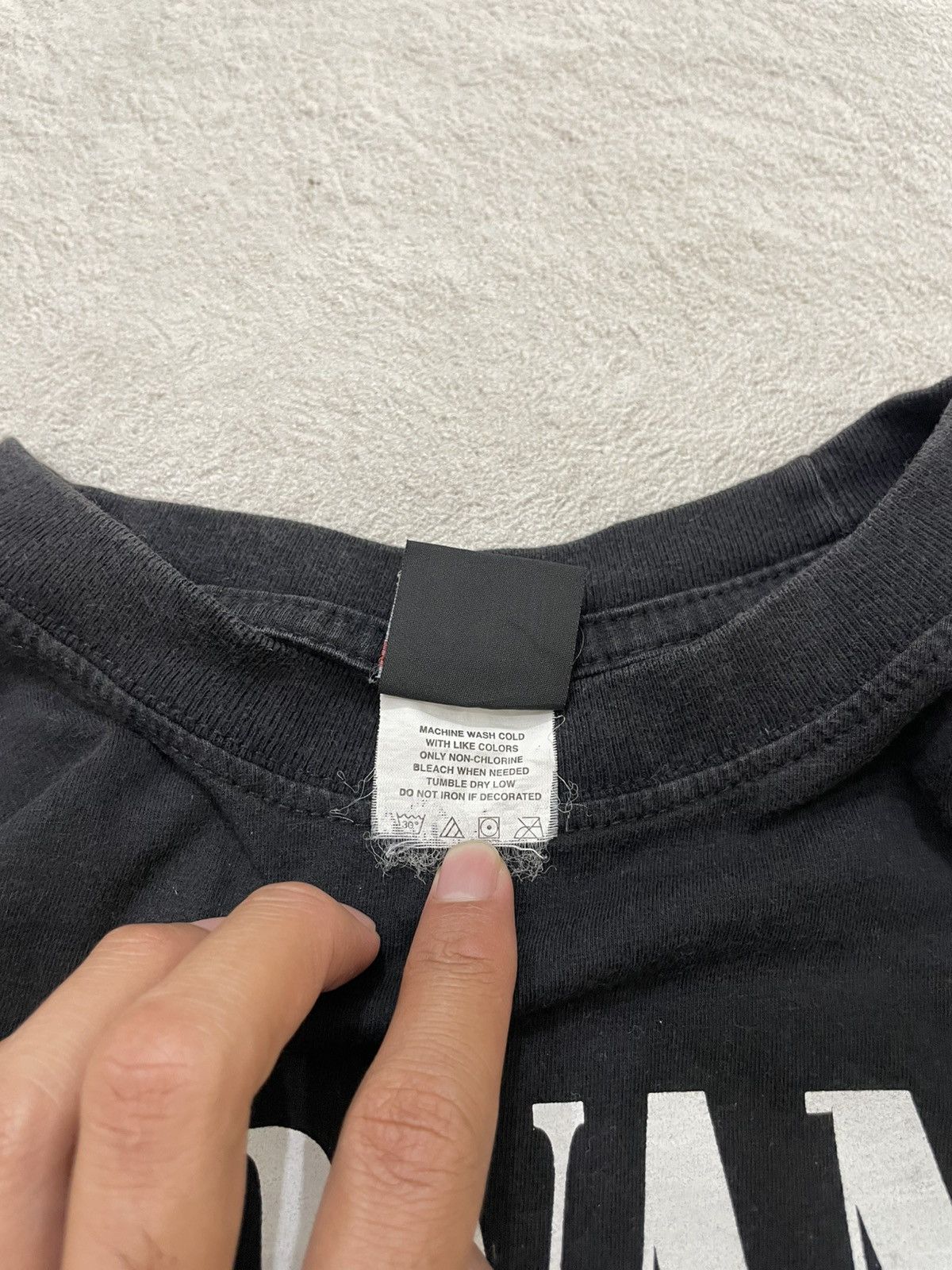 Band Tees 2000s Archival Nirvana Spellout Long Sleeve T-Shirt Grunge Size US L / EU 52-54 / 3 - 5 Thumbnail