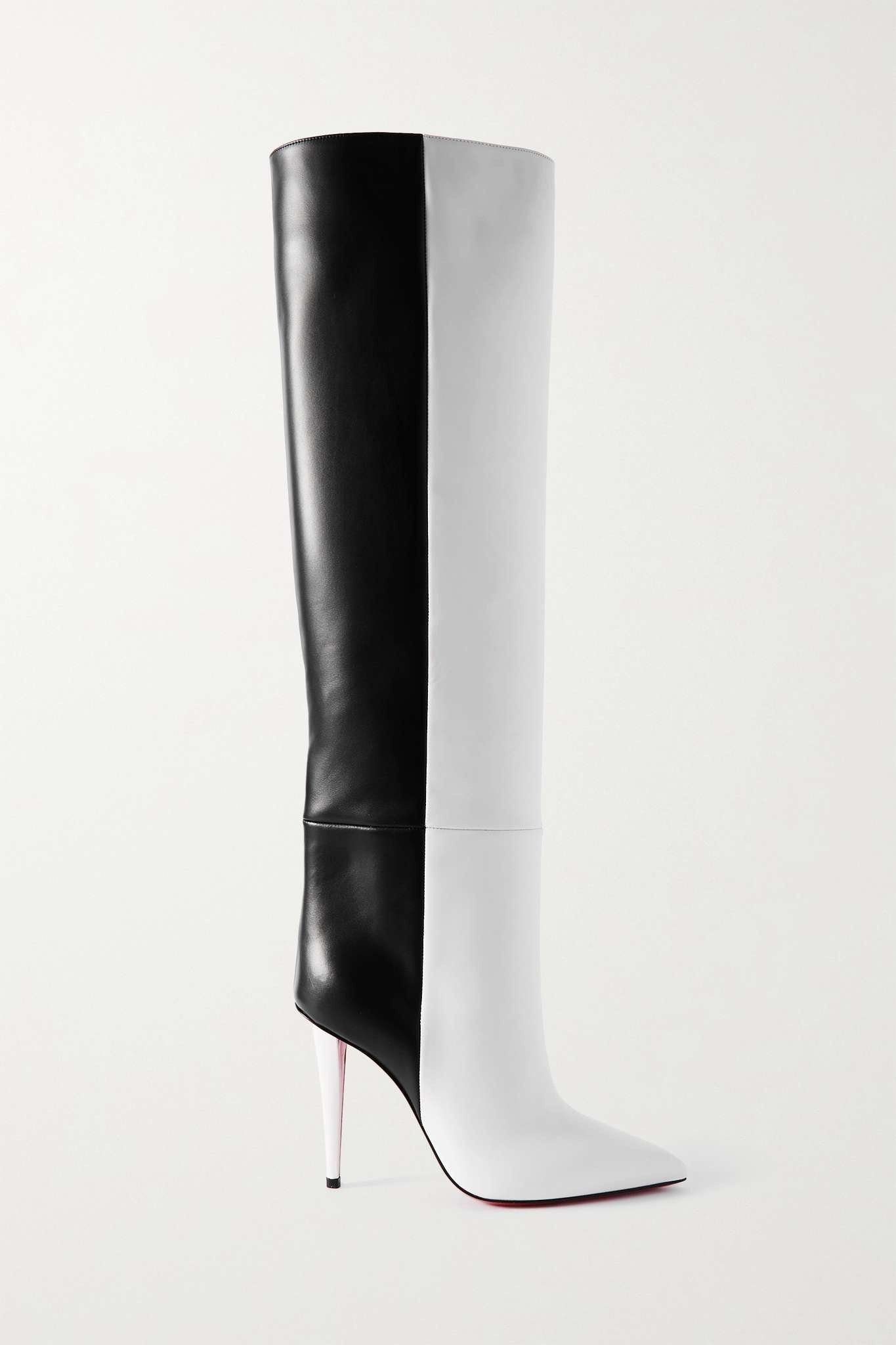 Christian Louboutin o1s1wg110225 Boots in Black & White Size US 11 / IT 41 - 1 Thumbnail