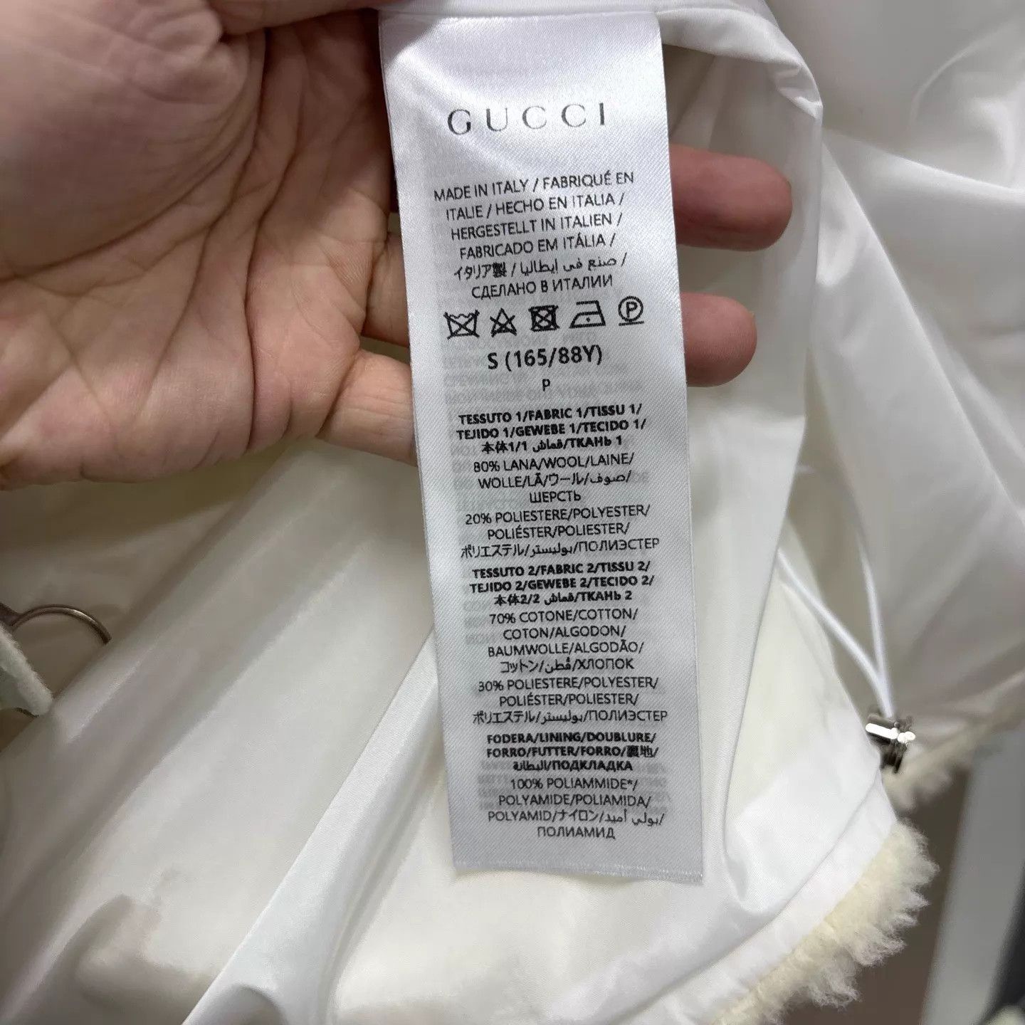 Gucci Gucci Double G Wool Fleece Jacket S New w/ Tags Size S / US 4 / IT 40 - 4 Thumbnail