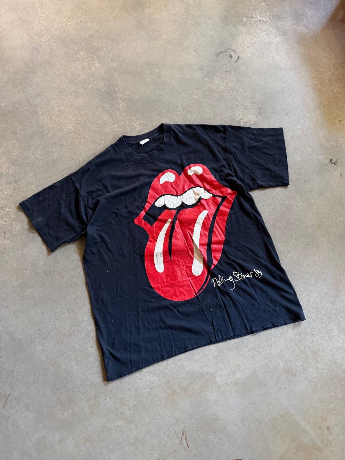 Botany 500 VTG Rolling Stones 1989 North American Tour Tee Sz L/XL Size US L / EU 52-54 / 3 - 2 Thumbnail