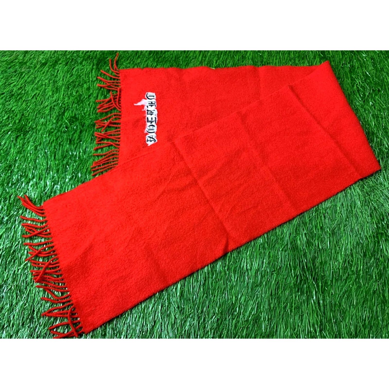 Vintage NOERAC Scarf Men One Size Lambswool Red 100% Lambswool Made in Scotland Vintage: Noerac Casual Scarves Winter 140 cm 29 cm Size ONE SIZE - 3 Thumbnail