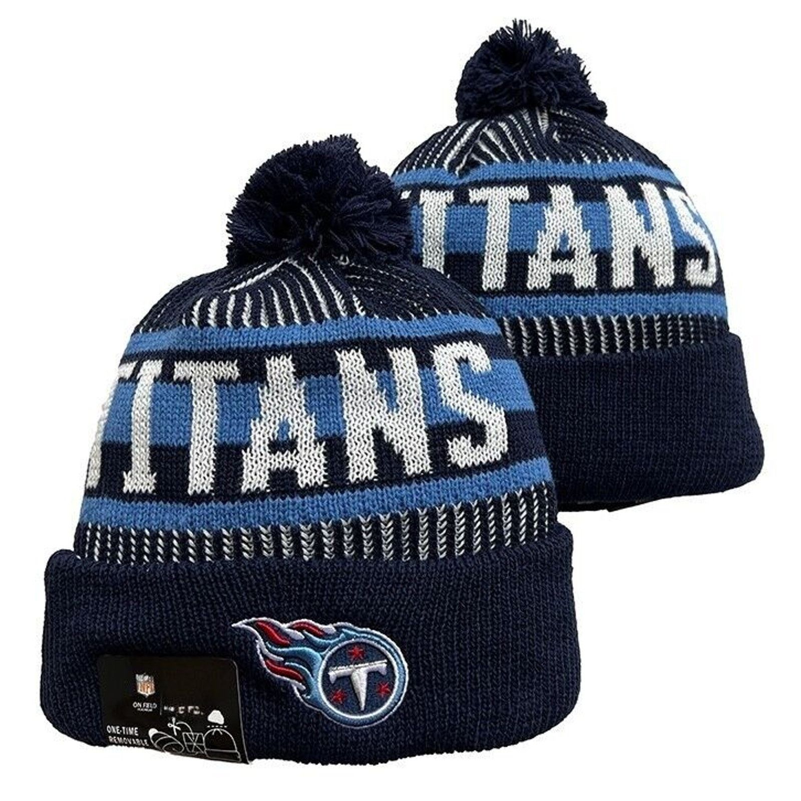 Other NWT Tennessee Titans Sports Knit Pom Beanie Fleece Lined Size ONE SIZE - 1 Thumbnail