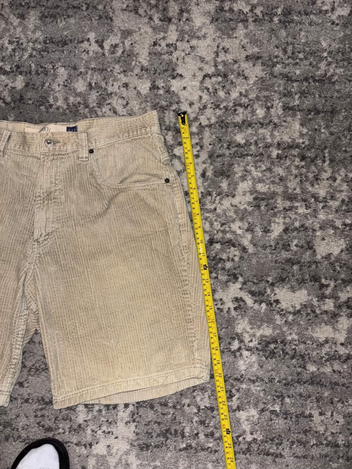 Gap 00s Gap Baggy Corduroy Shorts Size US 35 - 5 Thumbnail