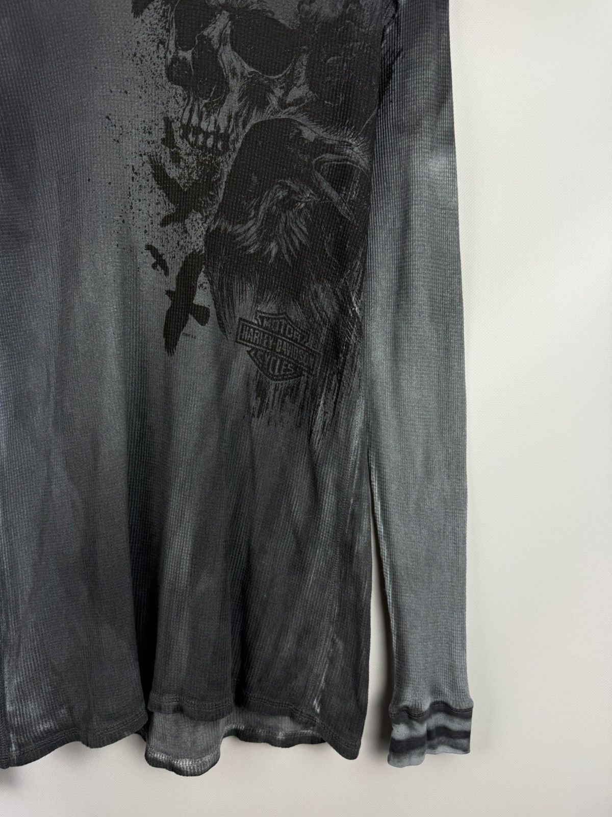 Harley Davidson Harley Davidson Men’s Skull Print Long Sleeve T Shirt Size US L / EU 52-54 / 3 - 7 Thumbnail