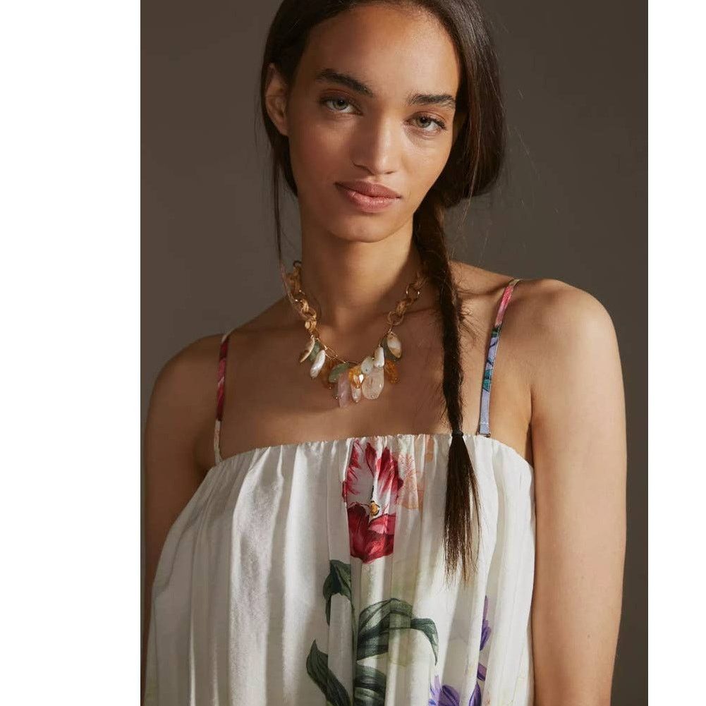 Anthropologie Anthropologie Strapless Maxi Dress SMALL Removable Straps Size S / US 4 / IT 40 - 2 Thumbnail