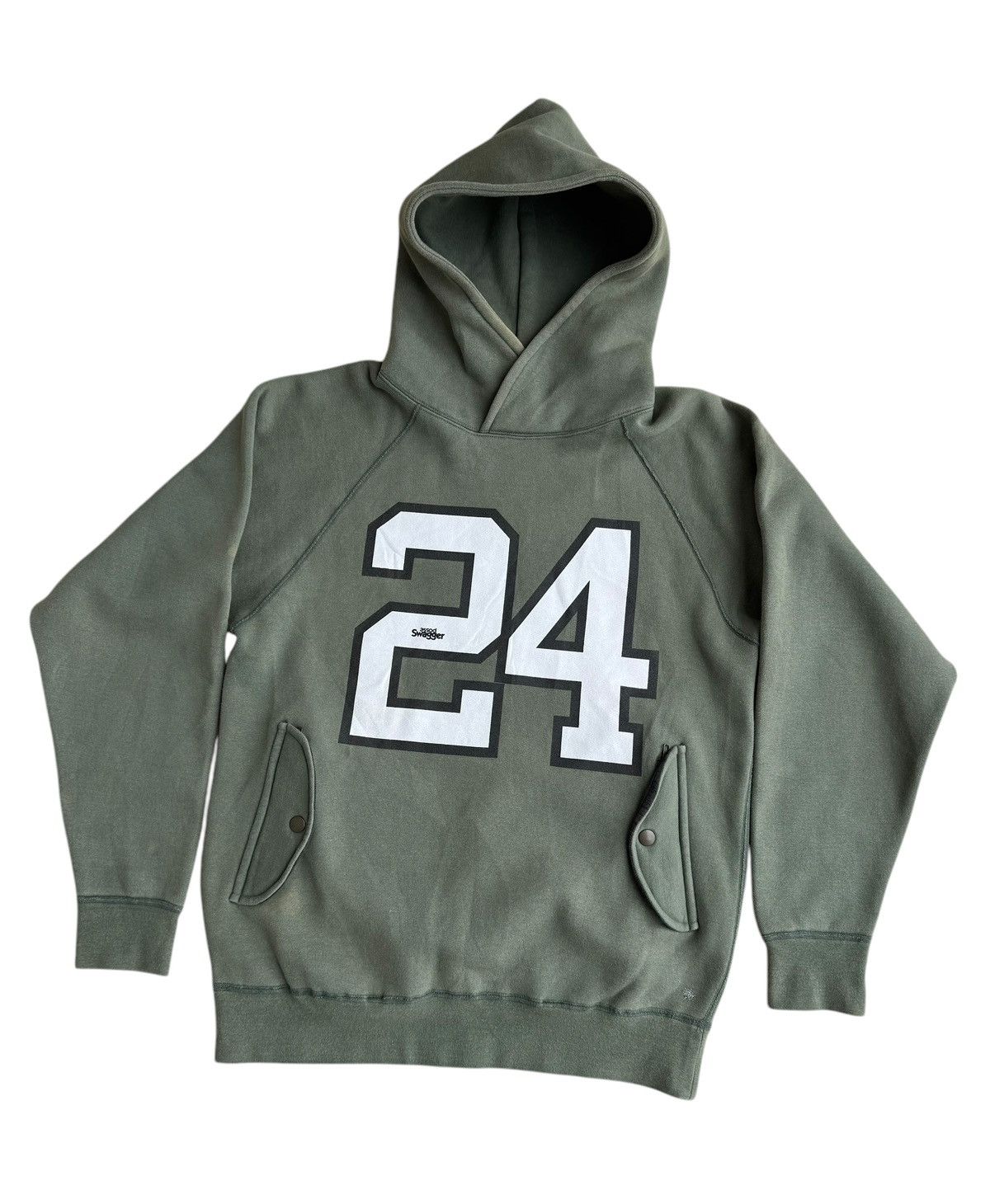 Japanese Brand × Swagger Vintage Japanese Brand Swagger Spellout Number Hoodie Size US M / EU 48-50 / 2 - 2 Thumbnail