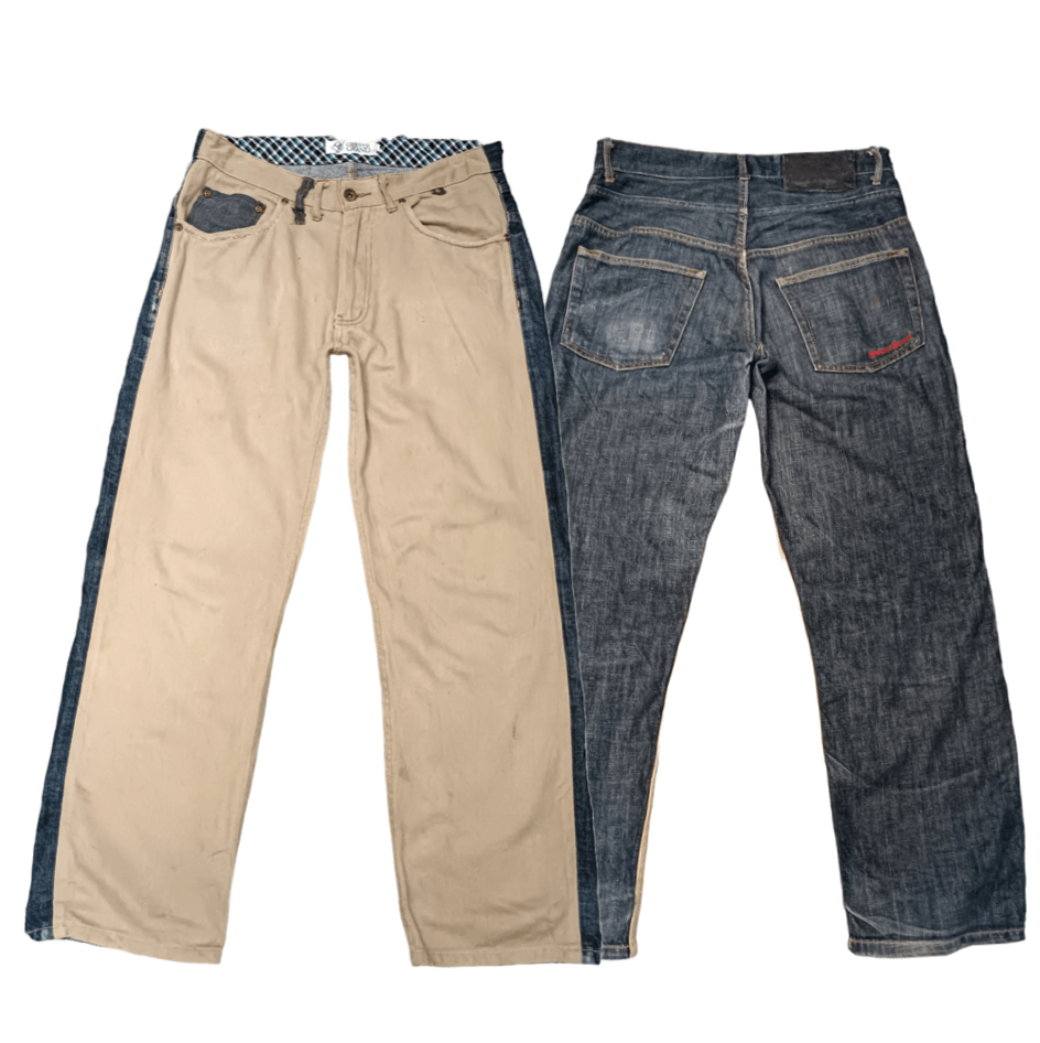 image of Avant Garde x Tornado Mart Japan Vintage Groover Grand Hybrid Denim Pants, Men's (Size 32)