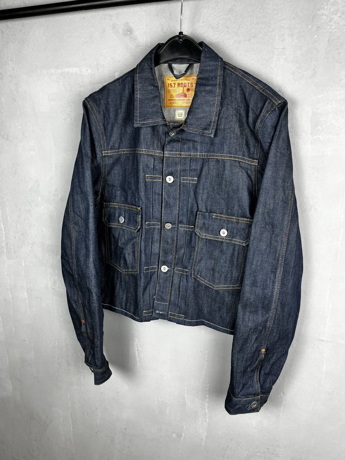 Japanese Brand 157 Roots denim jacket size m Size US M / EU 48-50 / 2 - 1 Thumbnail