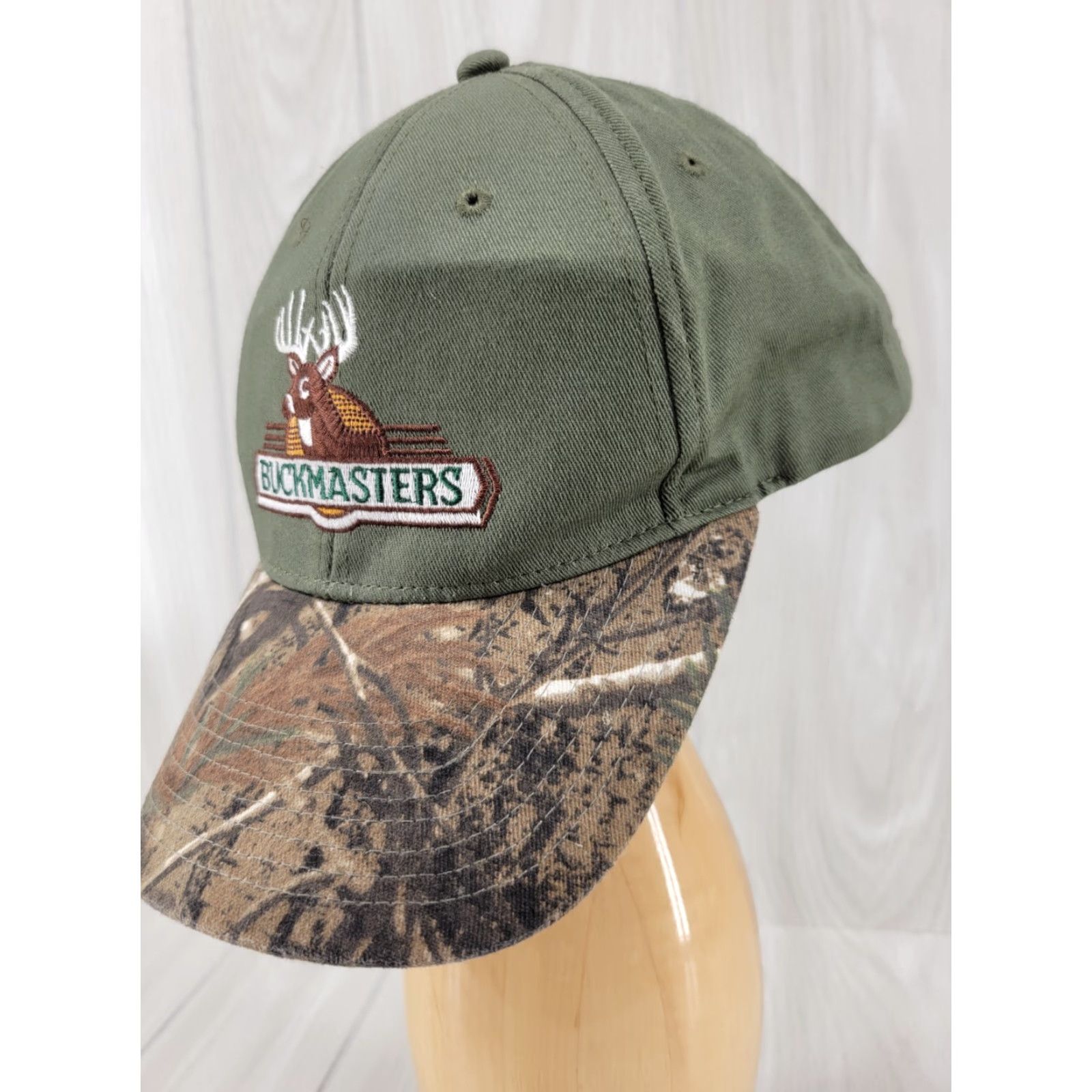 Vintage Unbranded Camouflage Buckmasters Strapback Cap Hat Adjustable Hat Mens Cap Camouflage Buckmasters Strapback Cap Hat Adjustable Size ONE SIZE - 3 Thumbnail