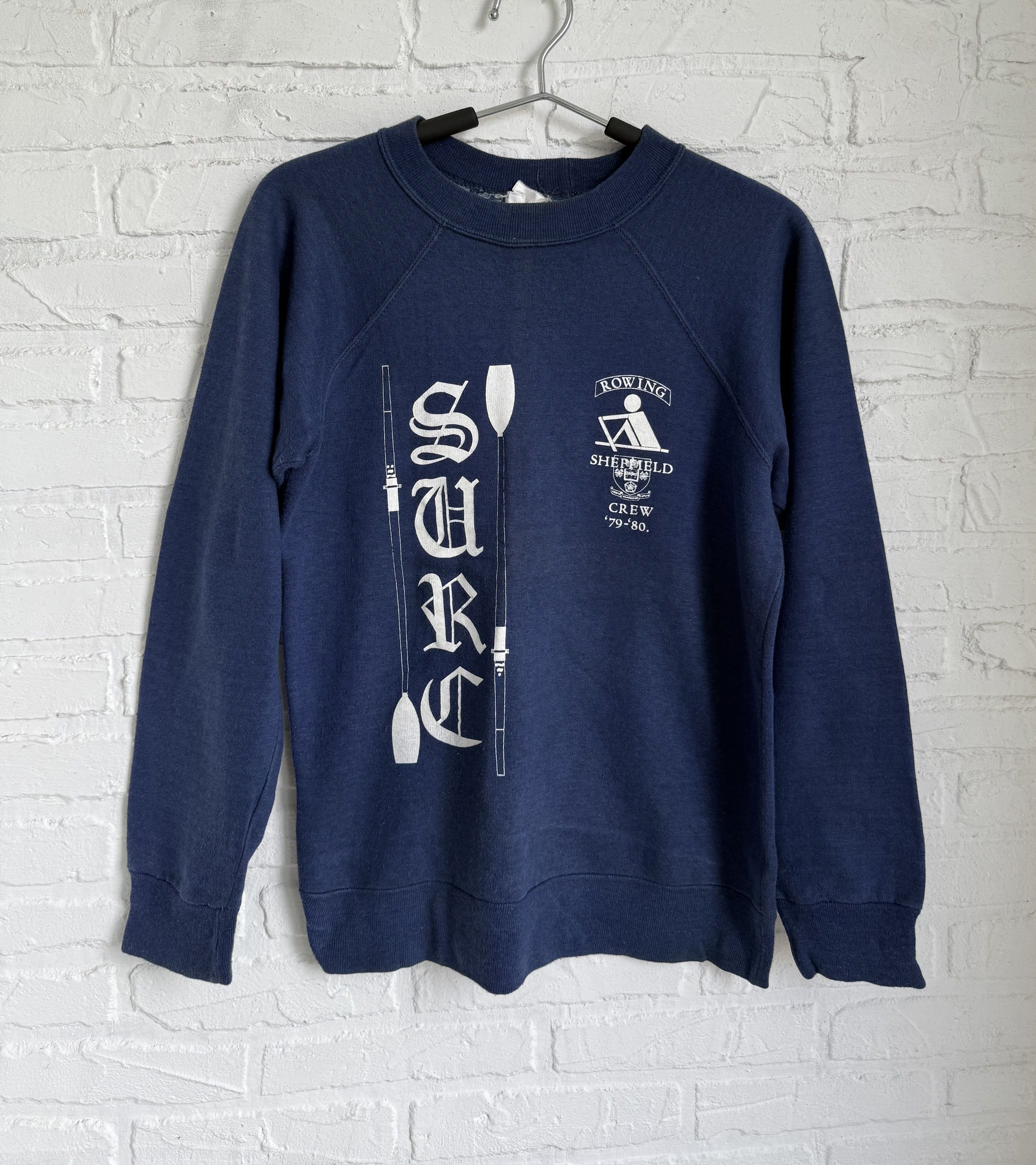 Vintage 70s Sheffield University Rowing Club sweatshirt