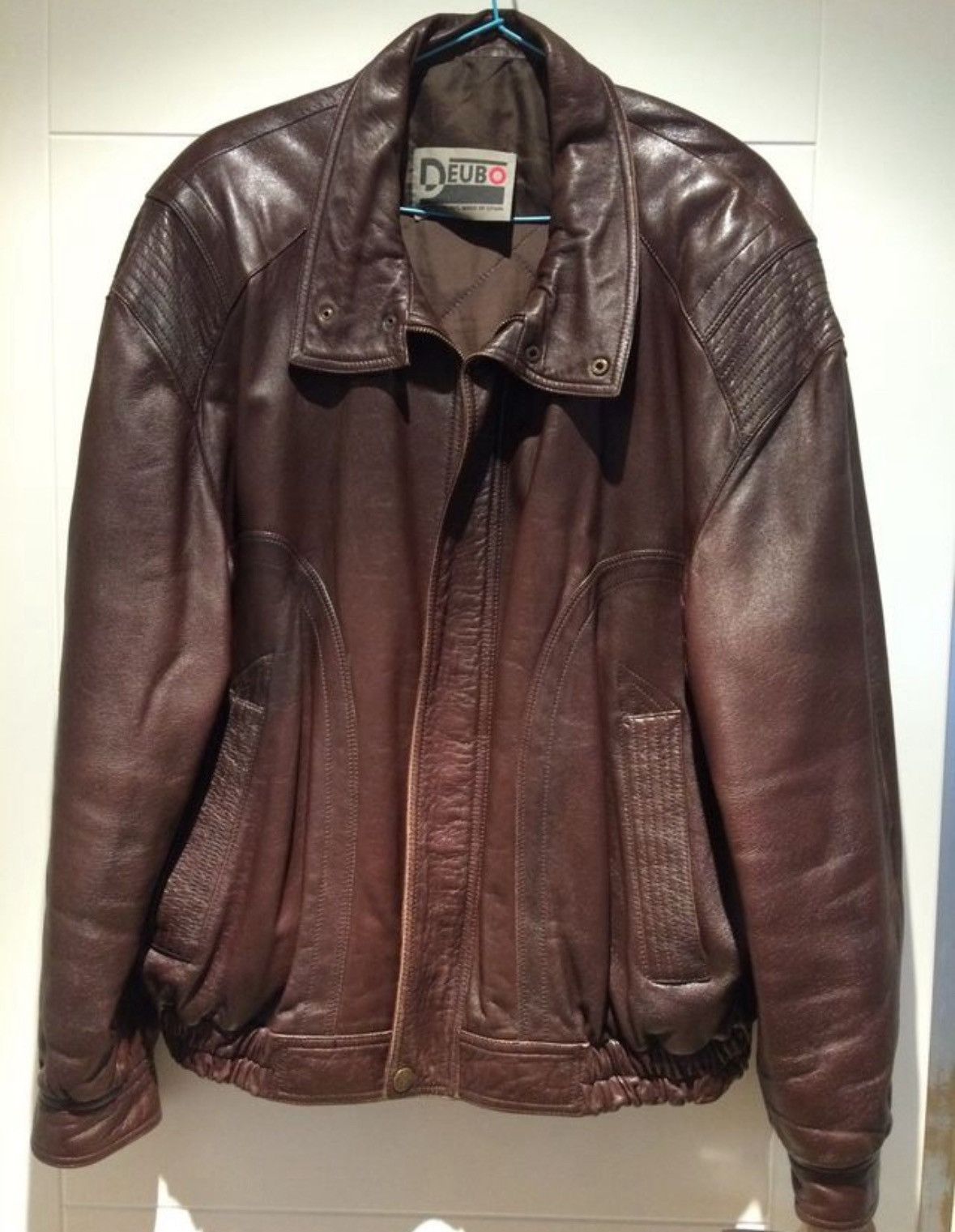 Other Bomber jacket in genuine leather 90s xl Size US XL / EU 56 / 4 - 1 Thumbnail