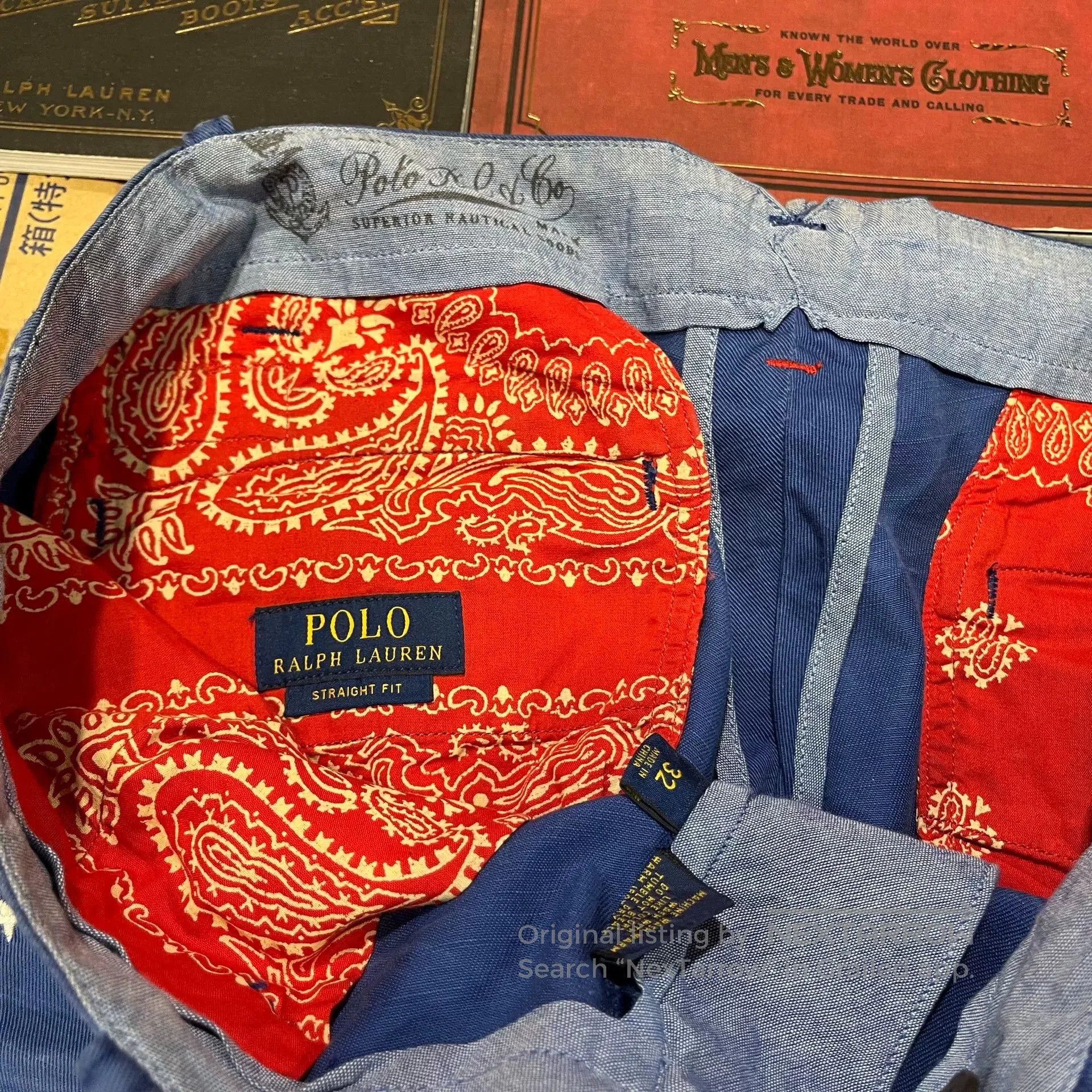 RRL Ralph Lauren Ralph Lauren Embroidered Casual Shorts. Size US 32 / EU 48 - 4 Thumbnail