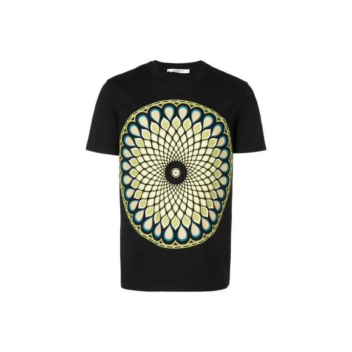 Givenchy Givenchy Black Graphic Print Short Sleeve T-Shirt Size US XL / EU 56 / 4 - 1 Thumbnail