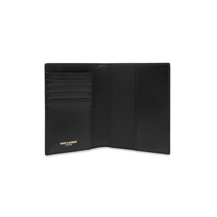 Saint Laurent Paris SAINT LAURENT Black Leather Wallet New & Authentic Size ONE SIZE - 2 Thumbnail