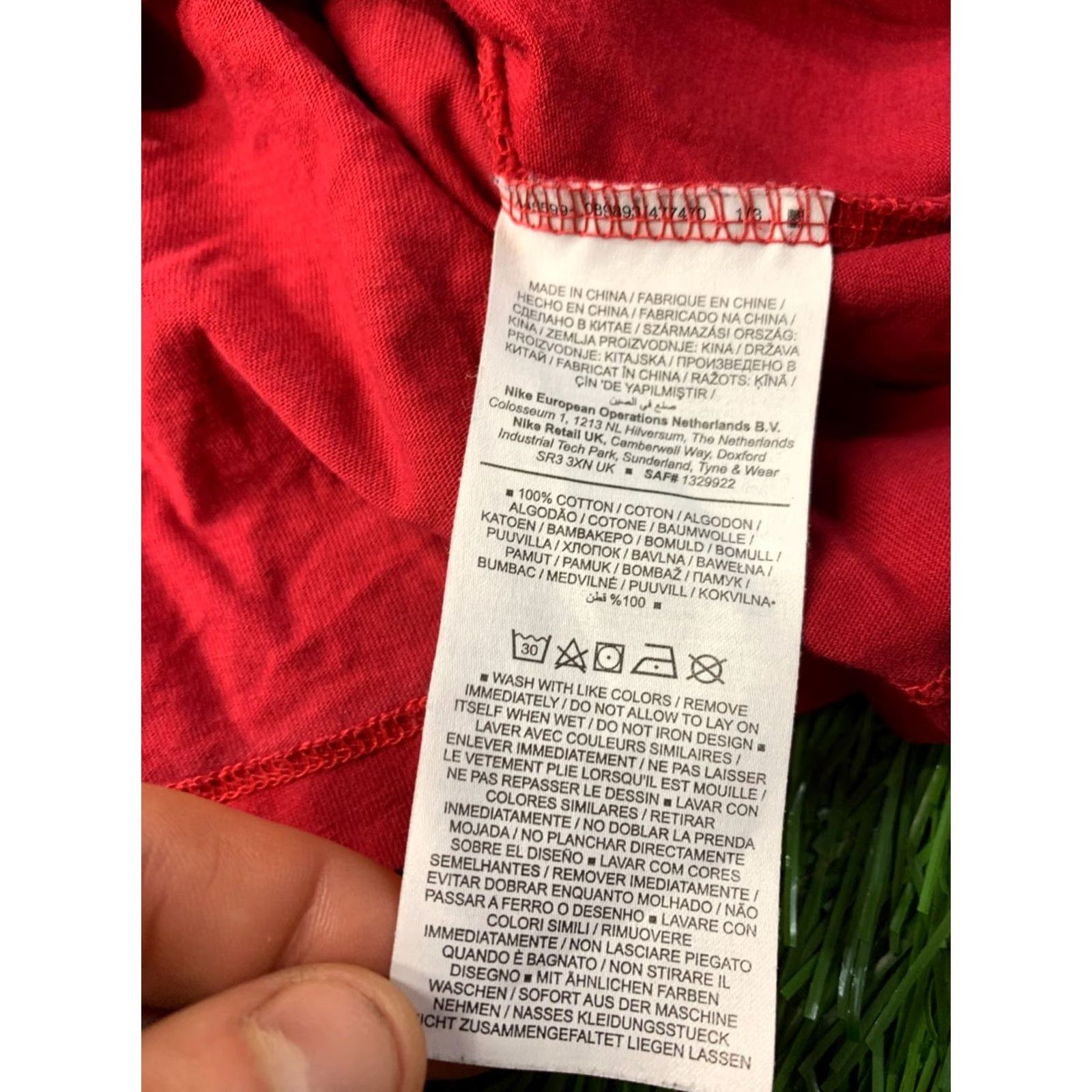 Nike NIKE AIR JORDAN ESSENTIALS T-Shirt WOMEN Casual XS Red 2022 Regular Size Type: T-Shirt 100% Cotton Size XS / US 0-2 / IT 36-38 - 6 Thumbnail
