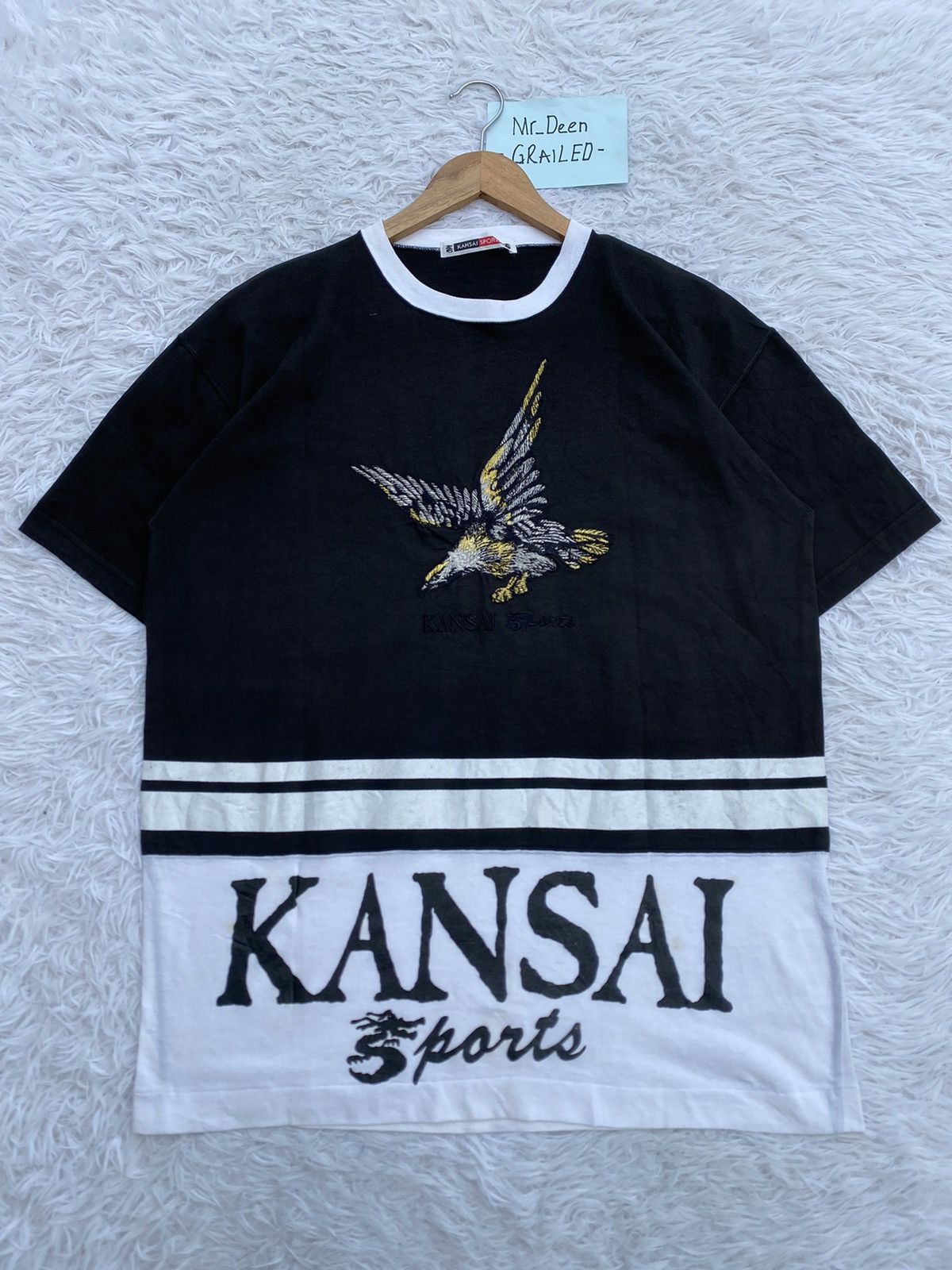 Kansai Yamamoto Rare Vintage Kansai Sport Spellout Shirt Size US L / EU 52-54 / 3 - 1 Thumbnail