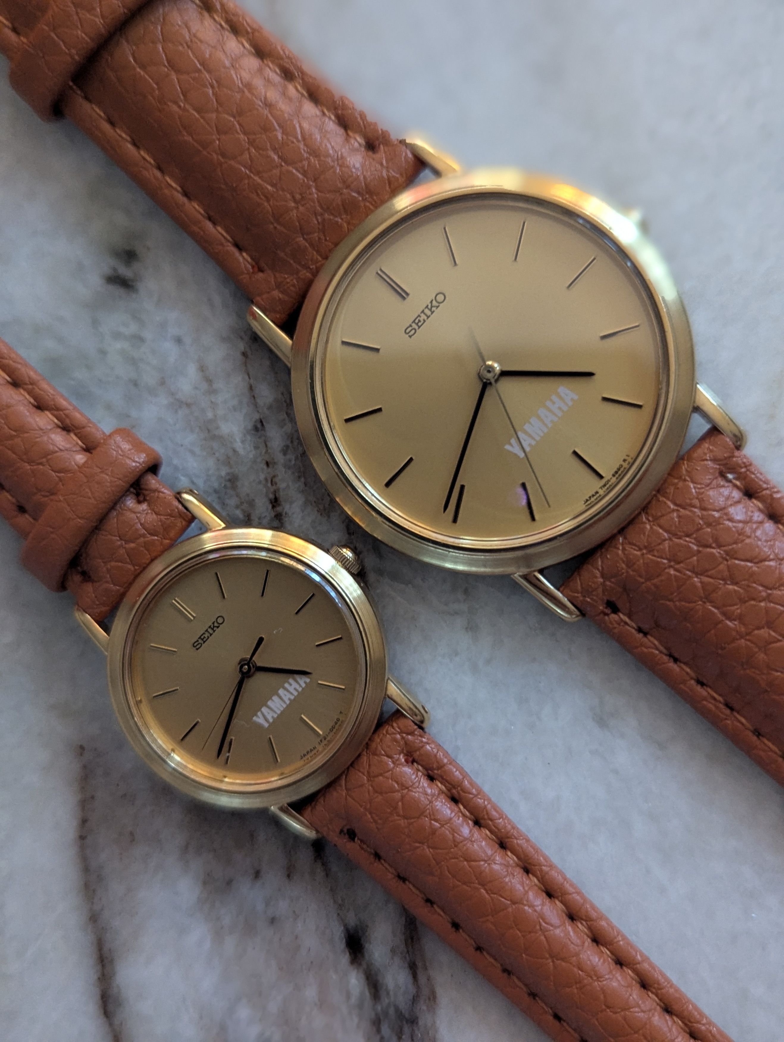 Seiko NOS Seiko x Yamaha Matching Pair Watches – 33mm + 23.5mm Size 34 - 1 Thumbnail
