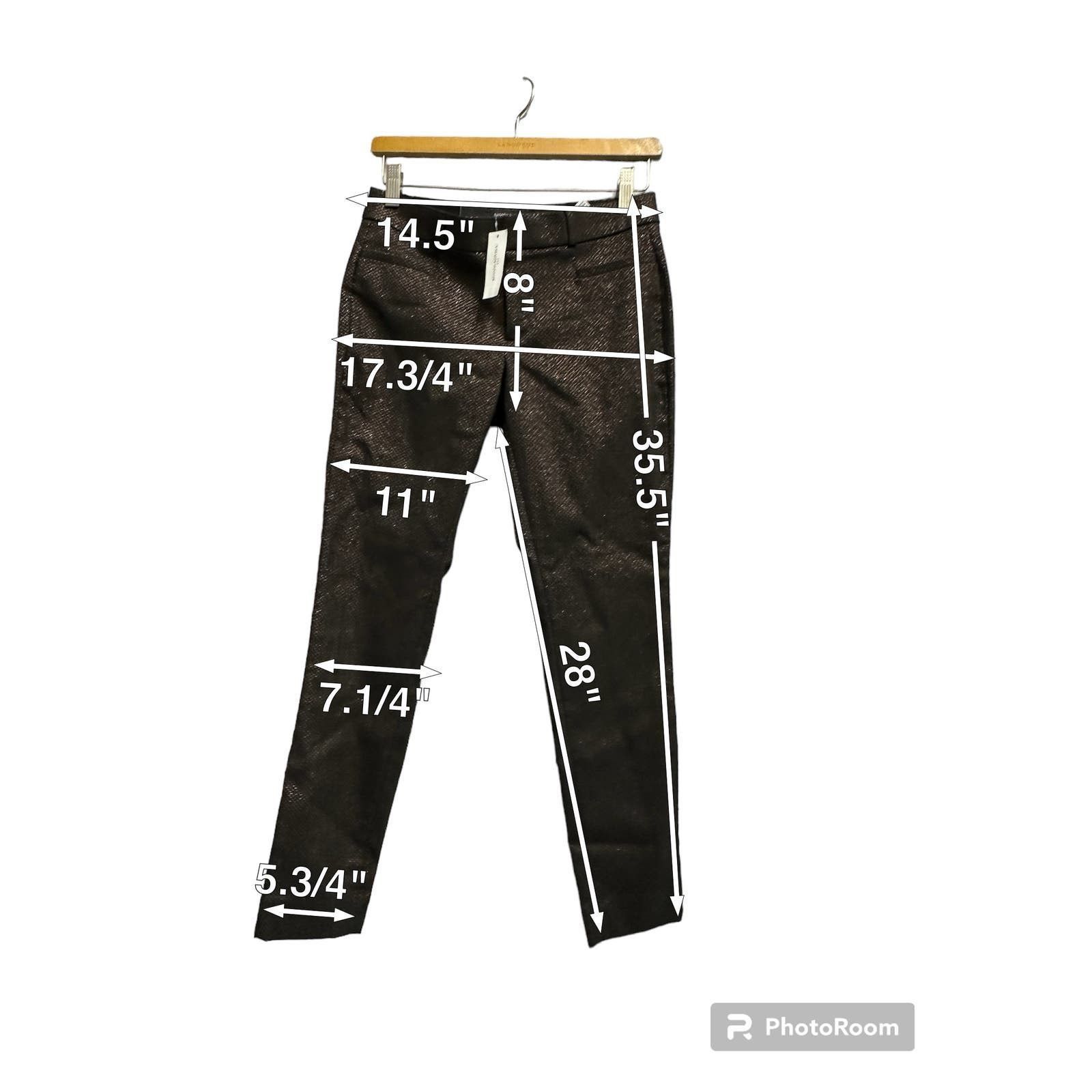 Banana Republic Banana Republic SLOAN slim slim Ankle Gold Bronze Women SZ 0 Size 25" / US 0 / IT 36 - 2 Thumbnail