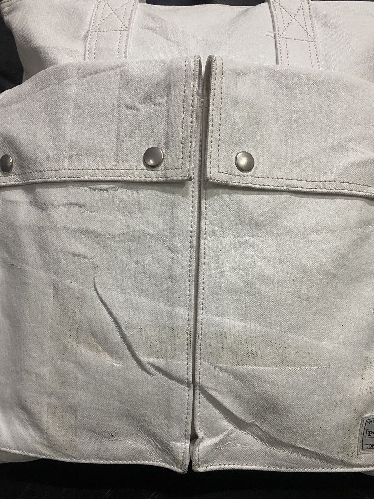 Japanese Brand × Porter Authentic Porter White Tote Shoulder Bag Size ONE SIZE - 10 Thumbnail