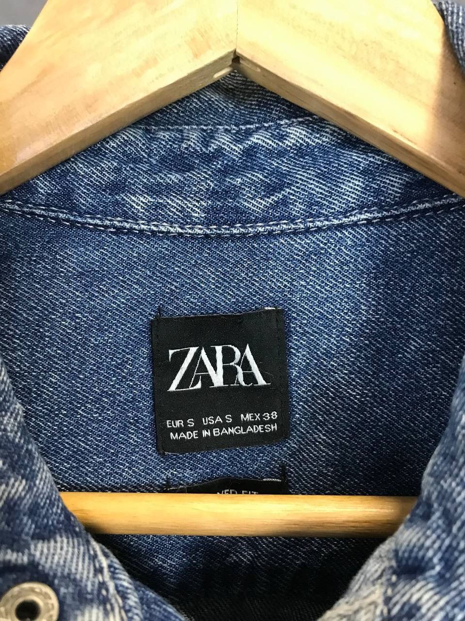 Other Zara Man art crazy distressed denim shirt Size US S / EU 44-46 / 1 - 5 Thumbnail