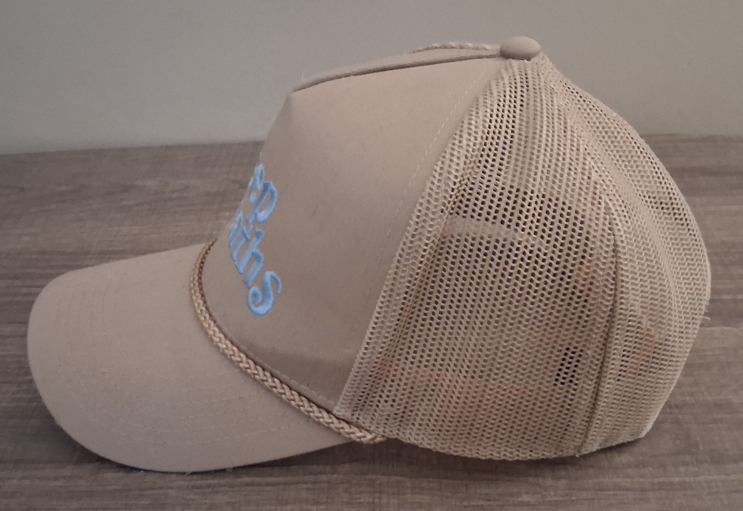 TAFT TAFT "DEEP BREATHS" Beige Trucker Hat Size ONE SIZE - 3 Thumbnail