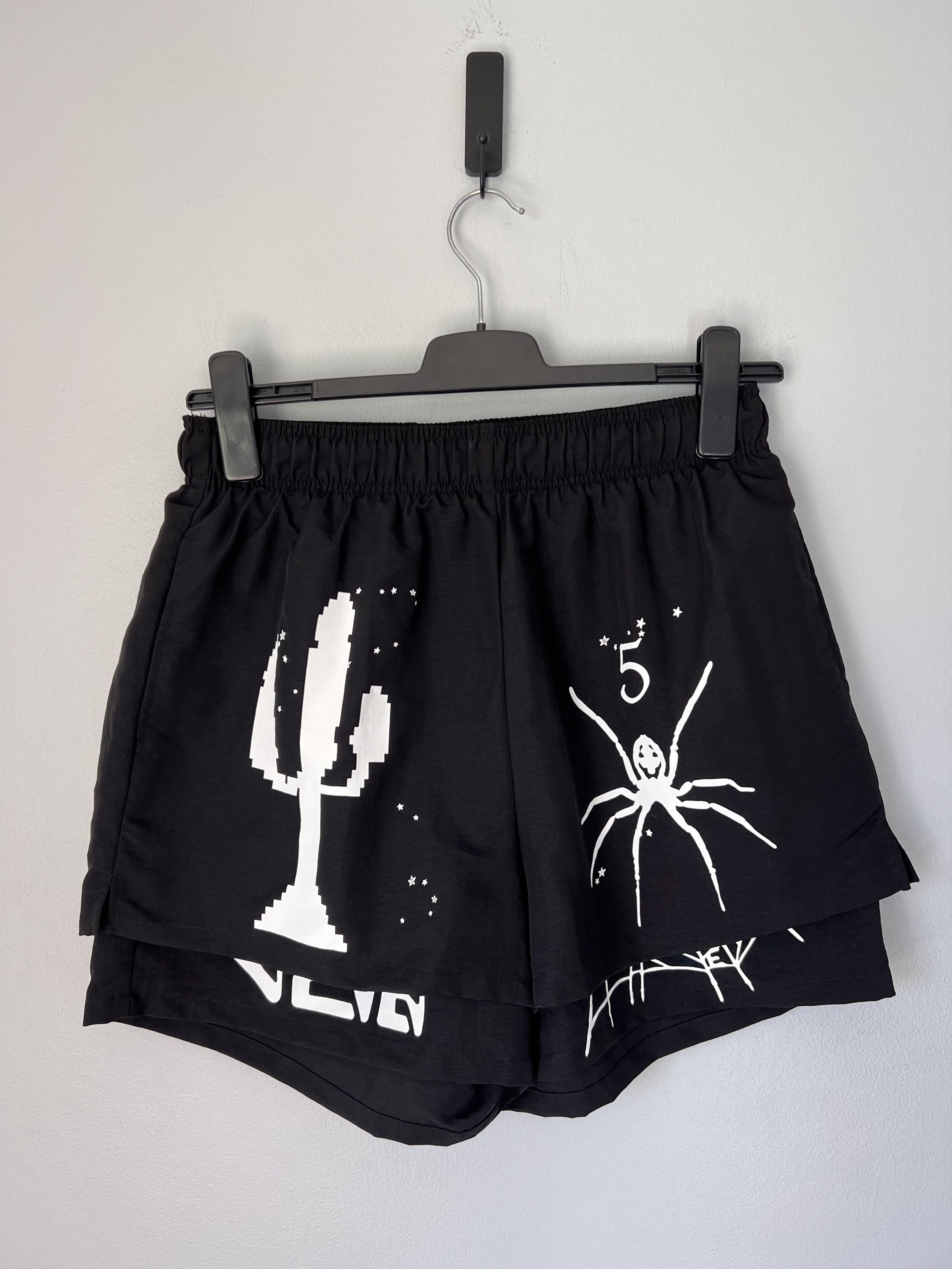Sp5der Sp5der Worldwide Virgil Abloh VAA Double Layer Shorts Size US 34 / EU 50 - 1 Thumbnail