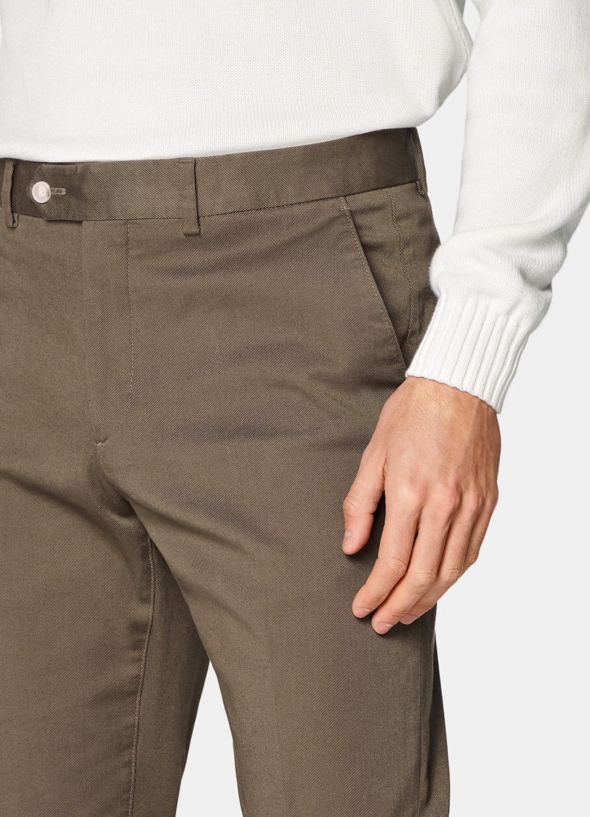 Suitsupply SuitSupply “Porto Novo” Slim Leg Straight Chinos Size US 32 / EU 48 - 8 Thumbnail