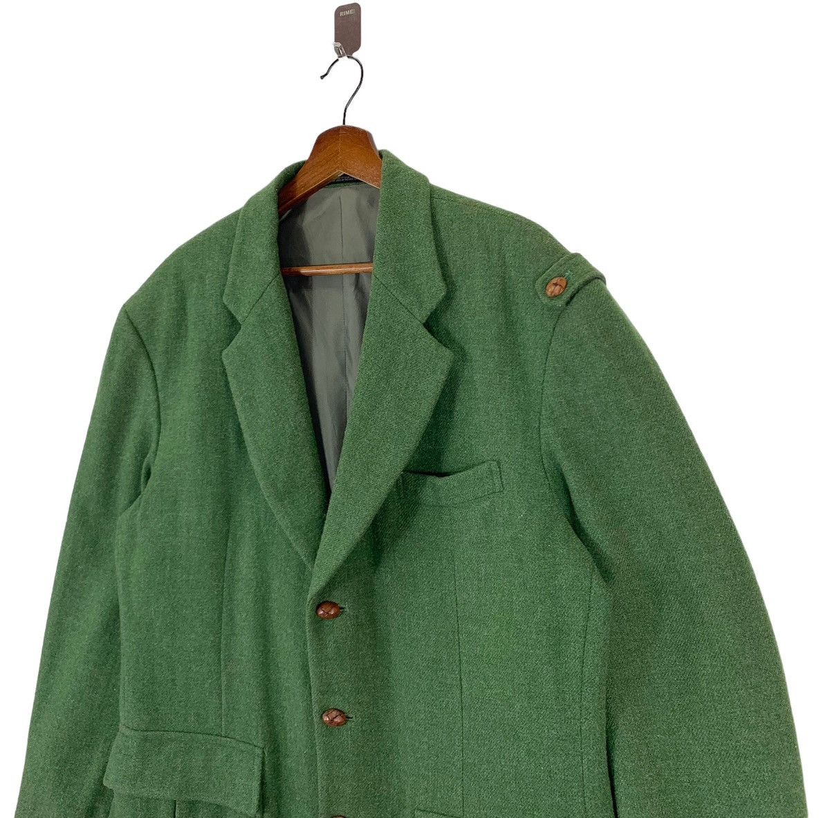 Yohji Yamamoto 80s YOHJI YAMAMOTO POUR HOMME SAMPLE LABEL COAT Size US S / EU 44-46 / 1 - 4 Thumbnail
