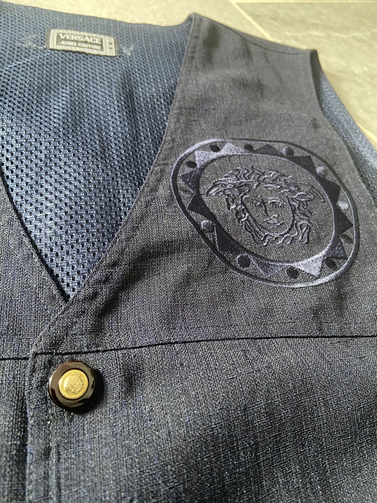 Versace Jeans Couture Vintage Gianni Versace Vest jacket Size US M / EU 48-50 / 2 - 4 Thumbnail