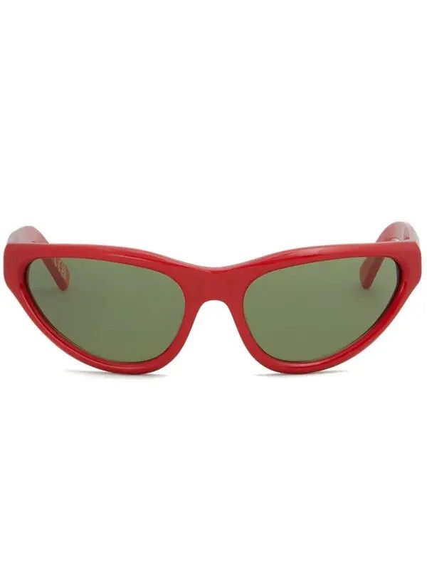 o1w1db11125 Size :OS /Logo-Print Sunglasses in Brown