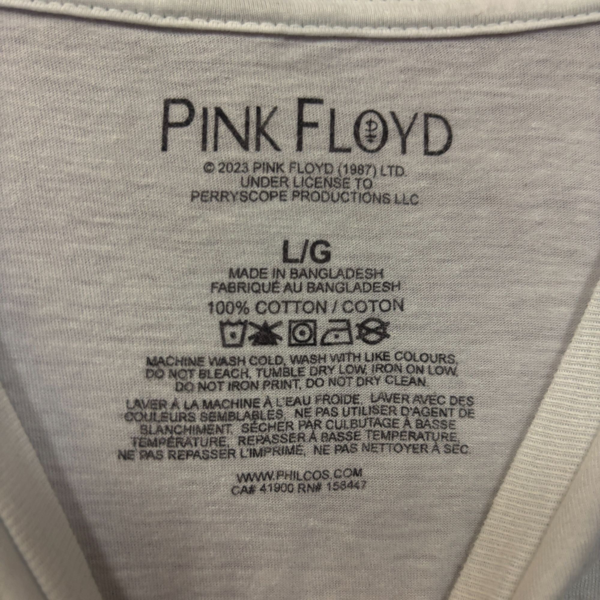 Pink Floyd Pink Floyd Dark Side of the Moon album T-shirt size large Size US L / EU 52-54 / 3 - 4 Thumbnail