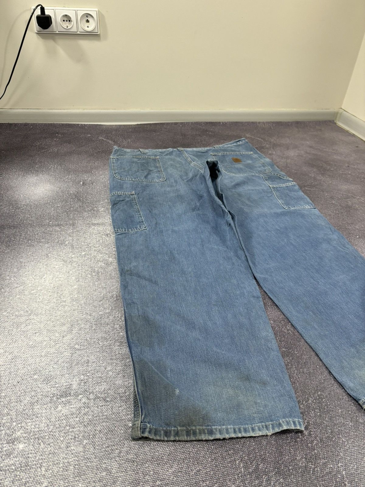 Carhartt Vintage Carhartt Blue USA Denim Dungaree Fit Baggy Jeans Size US 40 / EU 56 - 5 Thumbnail