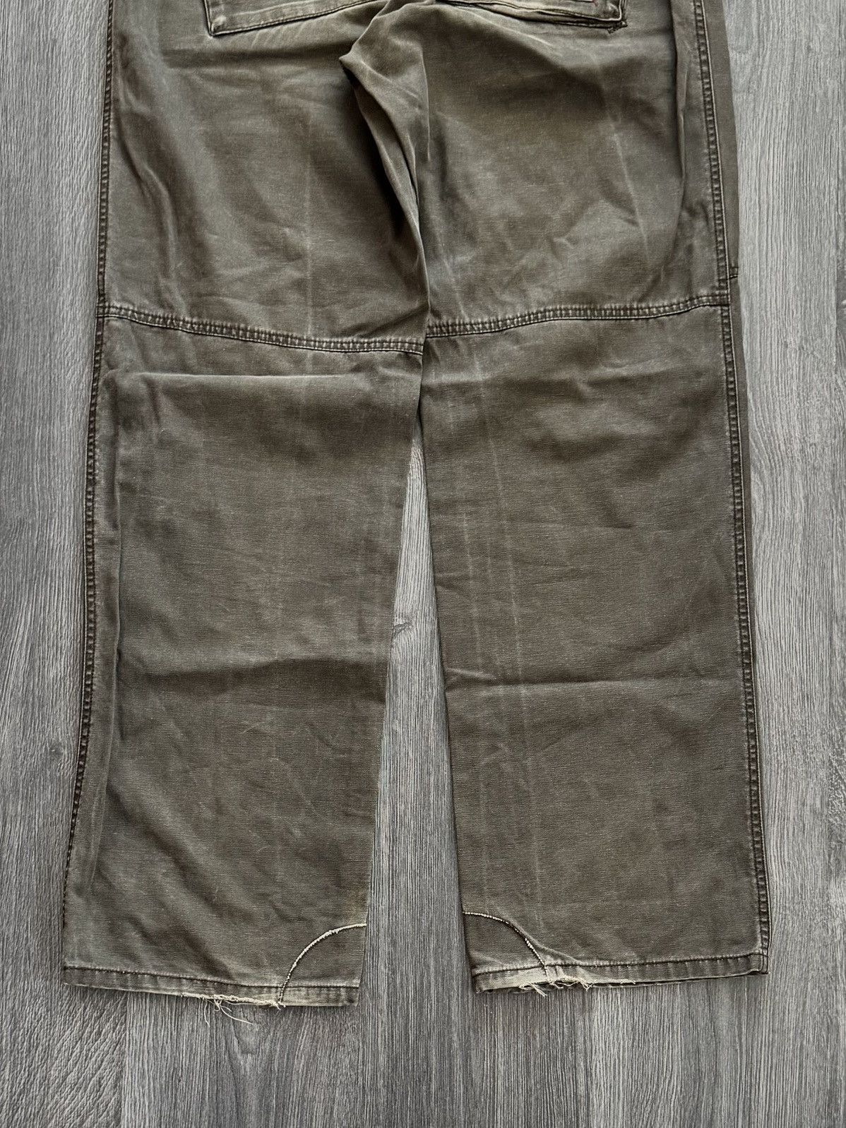 Japanese Brand Y2K Vintage Baggy Pocket Dable Knee Cargo Pants Size US 34 / EU 50 - 9 Thumbnail