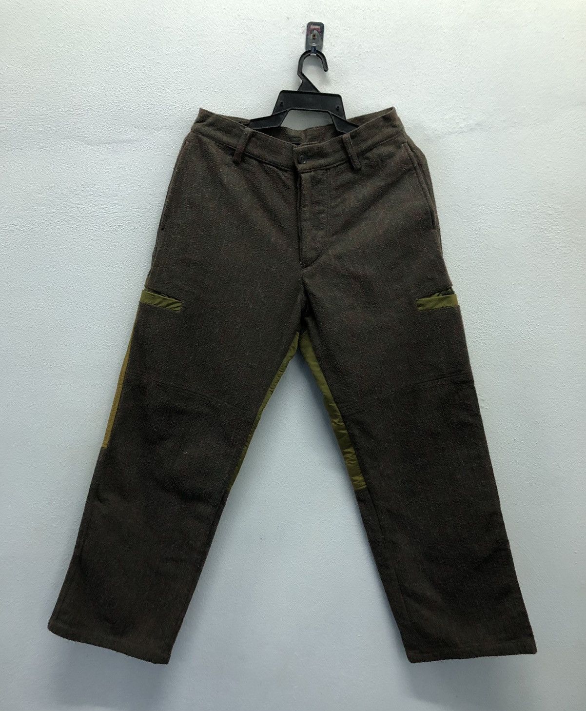 Japanese Brand Vintage Japanese Brand Black Name Pants Size US 31 - 1 Thumbnail
