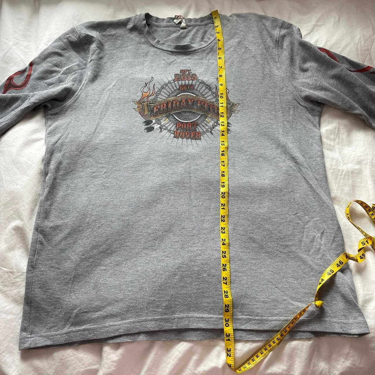 Other Biker Flame Long Sleeve Top Size US XXL / EU 58 / 5 - 6 Thumbnail
