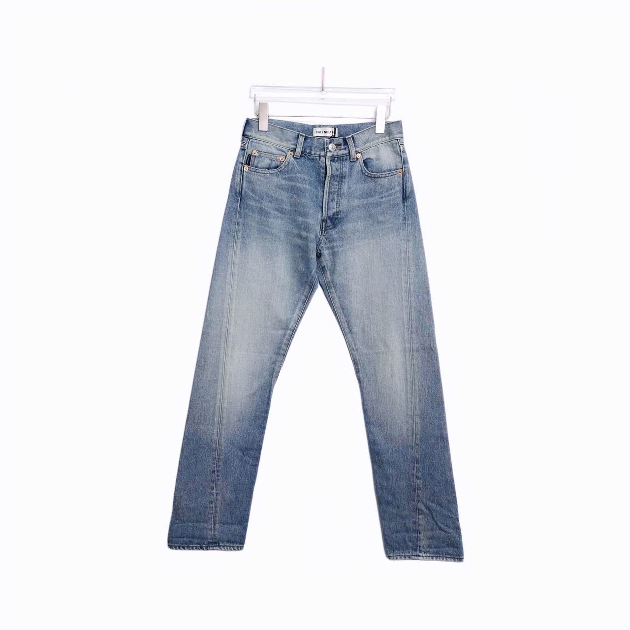 Balenciaga Balenciaga Straight Leg Jeans K26WX Size US 26 / EU 42 - 1 Thumbnail