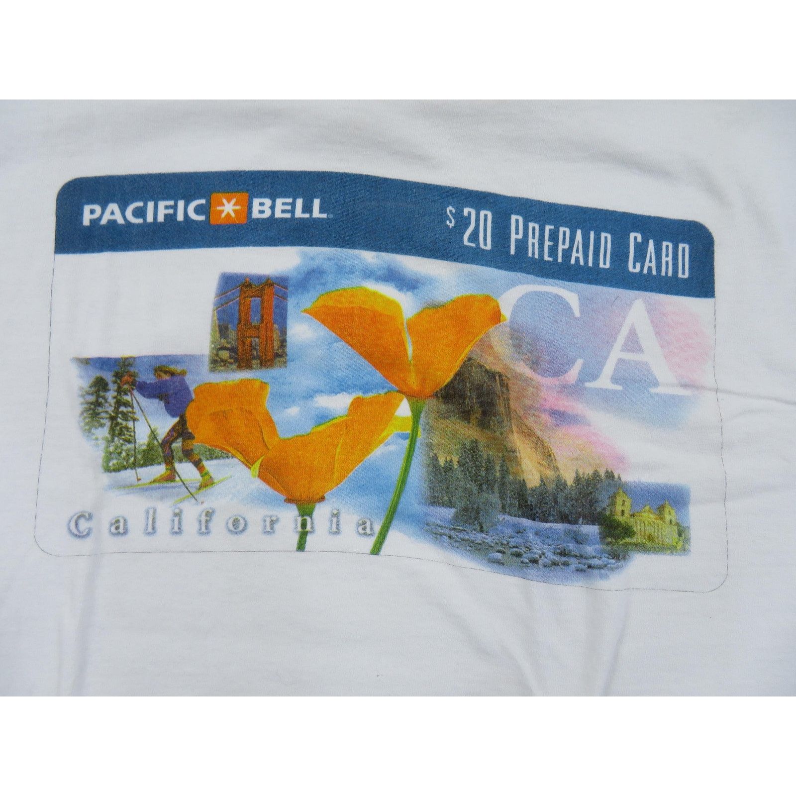 Other Pacific Bell T-shirt, California Phone 1995, White Sz L Size US L / EU 52-54 / 3 - 2 Thumbnail