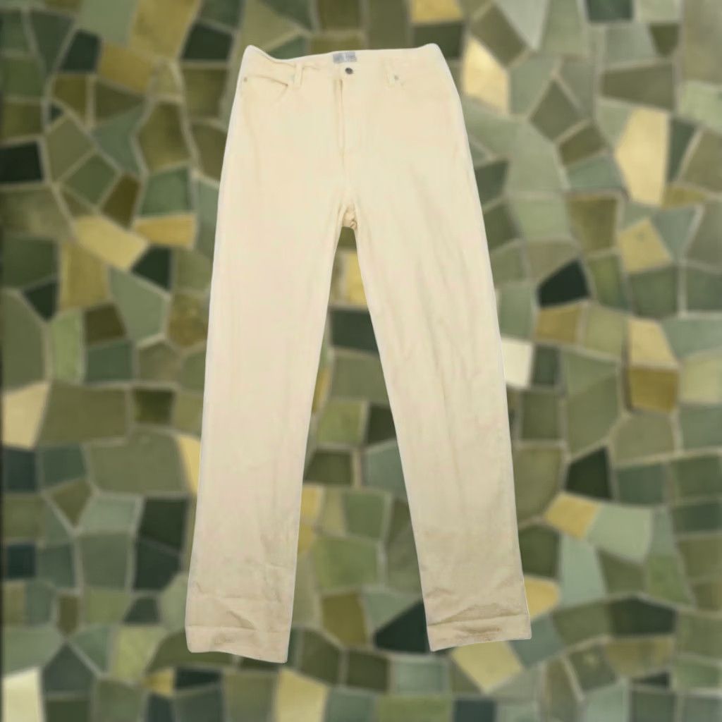 Vintage VINTAGE 90s French Dressing Jeans Straight Womens 30 in Yellow High Rise 14 Regular Inseam 33 Size 36" / US 14 / IT 50 - 1 Thumbnail