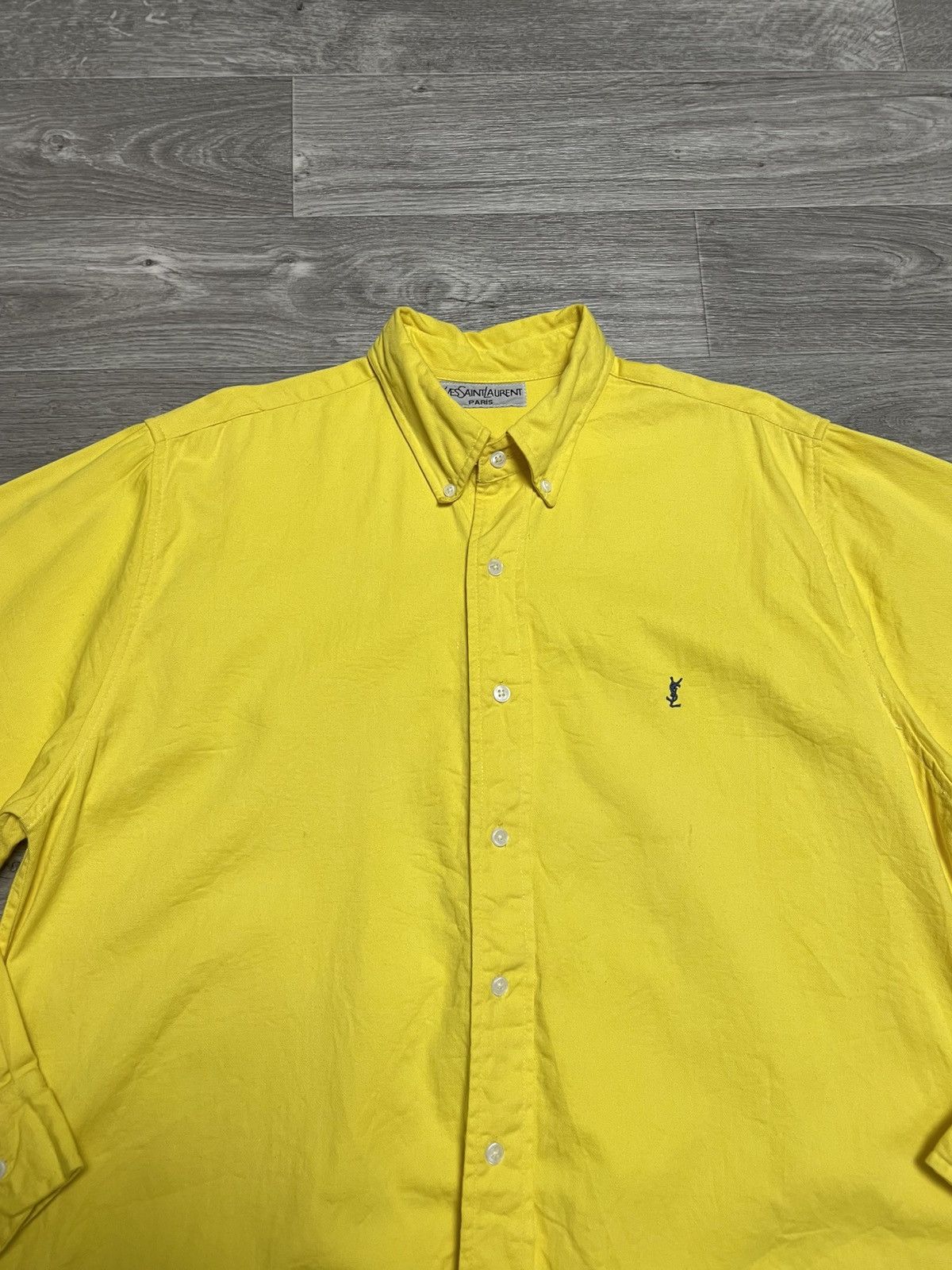 Yves Saint Laurent Vintage Yves Saint Laurent Paris YSL Heavy Long Sleeve Shirt Size US L / EU 52-54 / 3 - 2 Thumbnail
