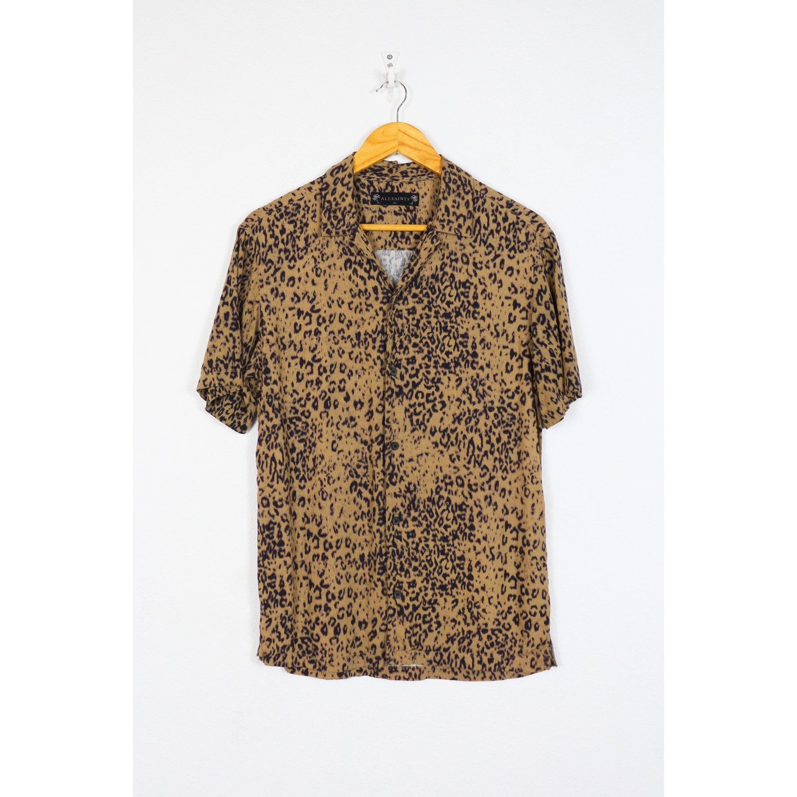Allsaints Allsaints Patch Leopard Japanese Printed Viscose Shirt Size US XS / EU 42 / 0 - 1 Thumbnail