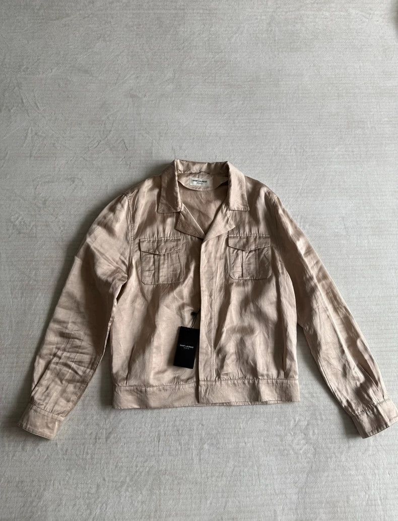 Saint Laurent Paris Light Pink Saint Laurent Jacket Shirt-