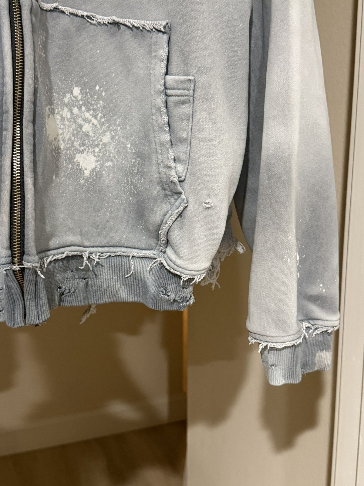 Japanese Brand 1 of 1 Rakkiu Distressed Hoodie Size US M / EU 48-50 / 2 - 2 Thumbnail
