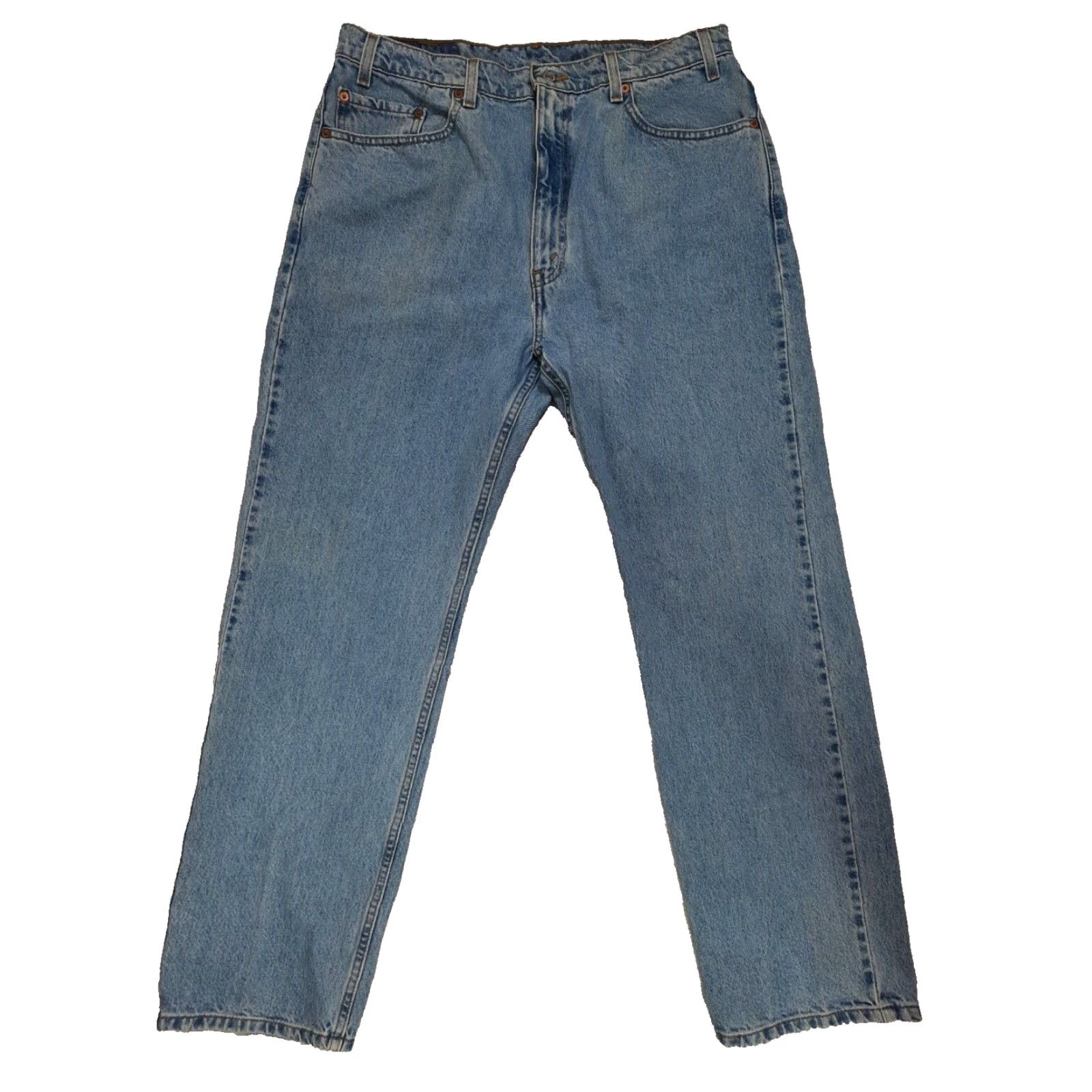 Vintage VINTAGE Levi's 505 Jeans Regular Straight Leg Men 38x30 Blue Denim 1990s Men’s Jeans Vintage V2M Size US 38 / EU 54 - 2 Thumbnail