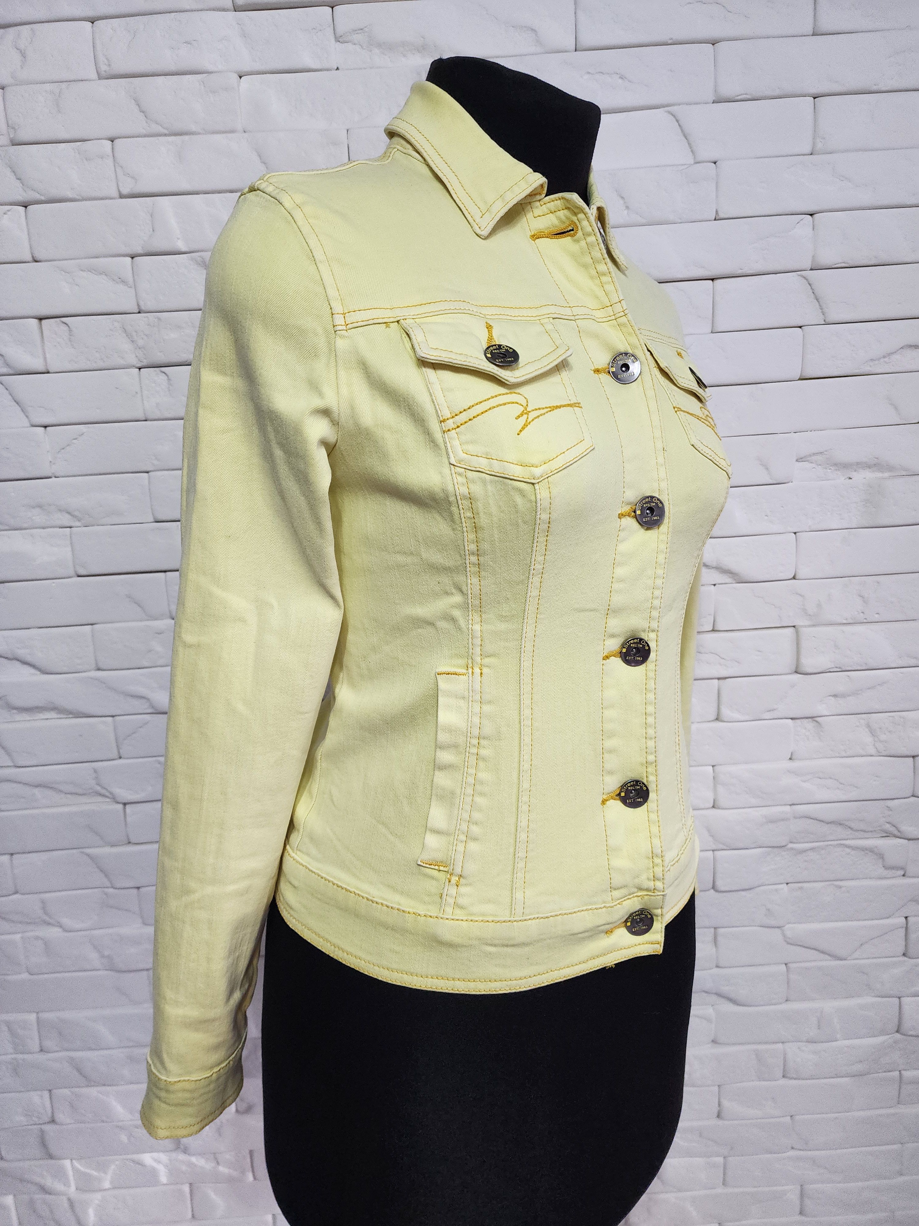 Other Women's yellow cotton jacket. Size M / US 6-8 / IT 42-44 - 3 Thumbnail