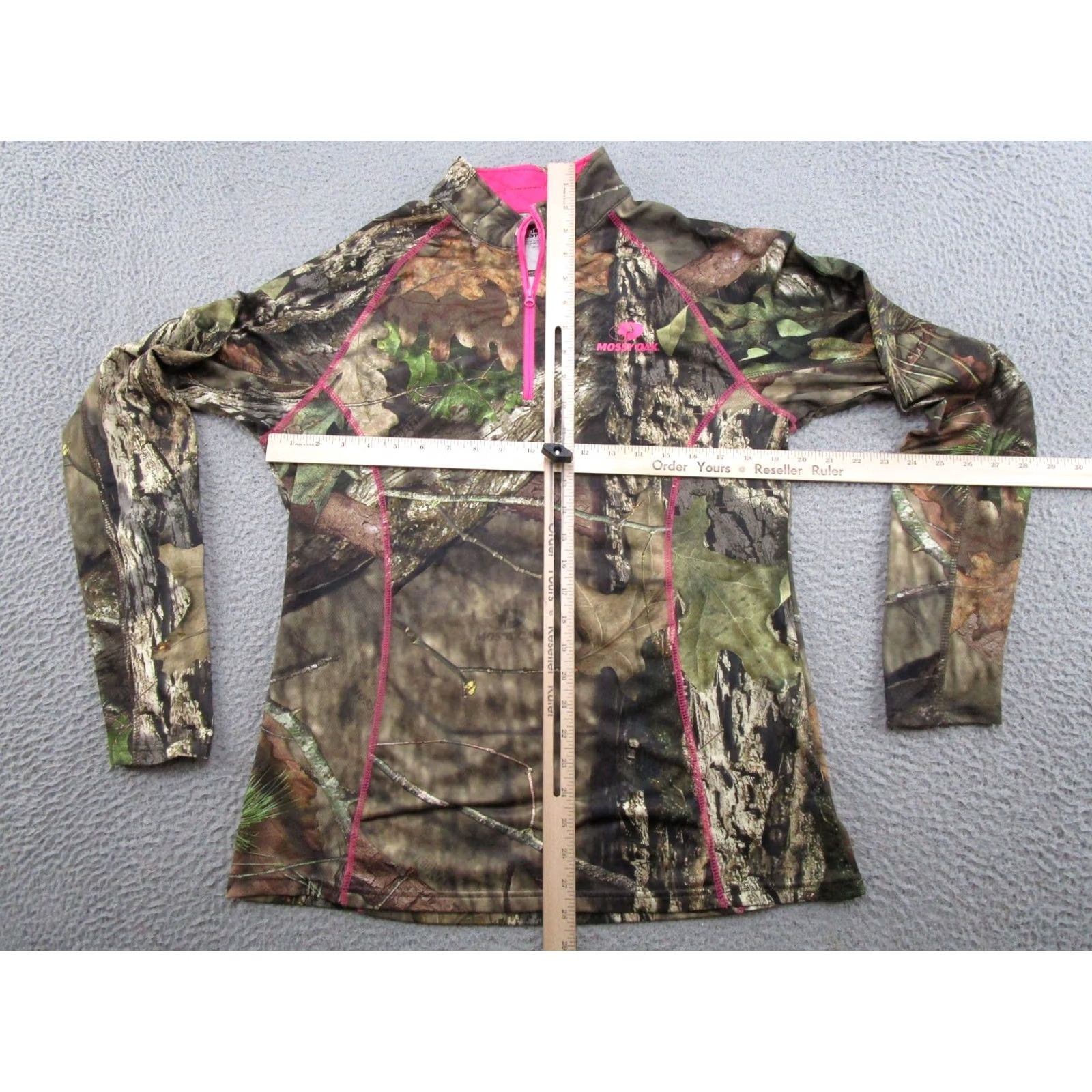 Vintage Mossy Oak BREAK-UP Camo Pullover Lightweight Jacket Women's L 1/4 Zip Green Camouflage 1/4 Zip Jacket Womens L Mossy Oak Break-Up Camo Shirt? Size L / US 10 / IT 46 - 5 Thumbnail