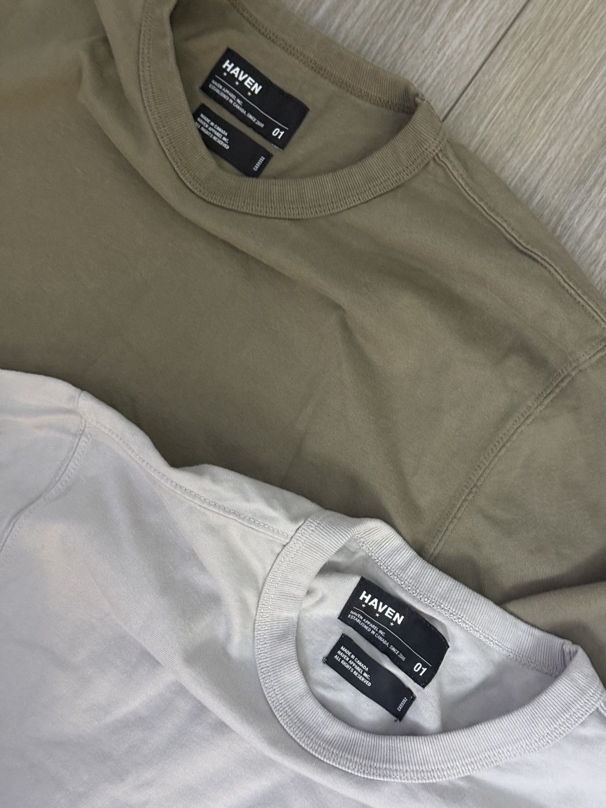 Haven HAVEN LS Tee Set – Tan + Olive – Sz 1 – Bundle Size US S / EU 44-46 / 1 - 2 Thumbnail